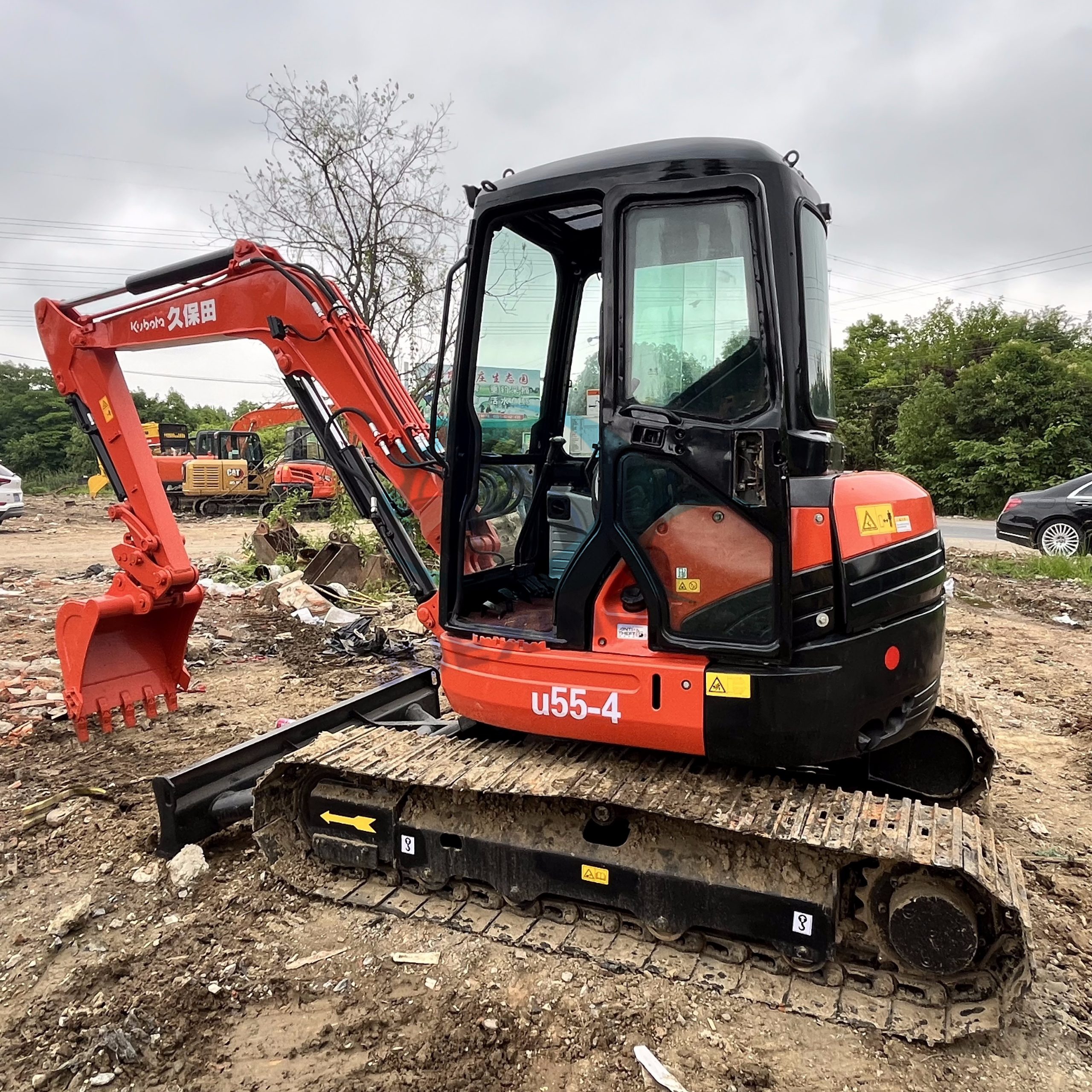 Second Hand Kubota U55-4 Mini Excavator