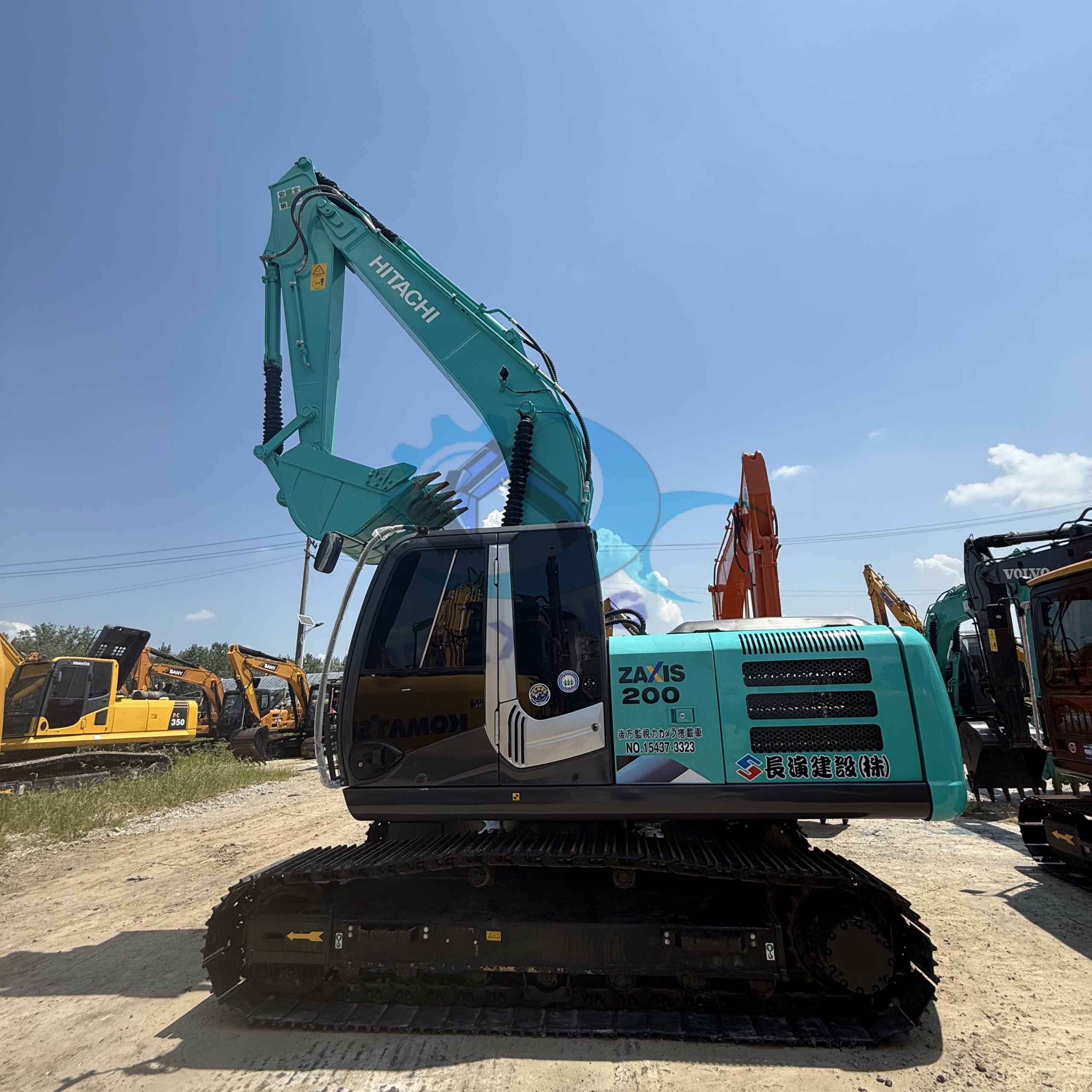 Japan Original Excavator Used Hitachi ZX200