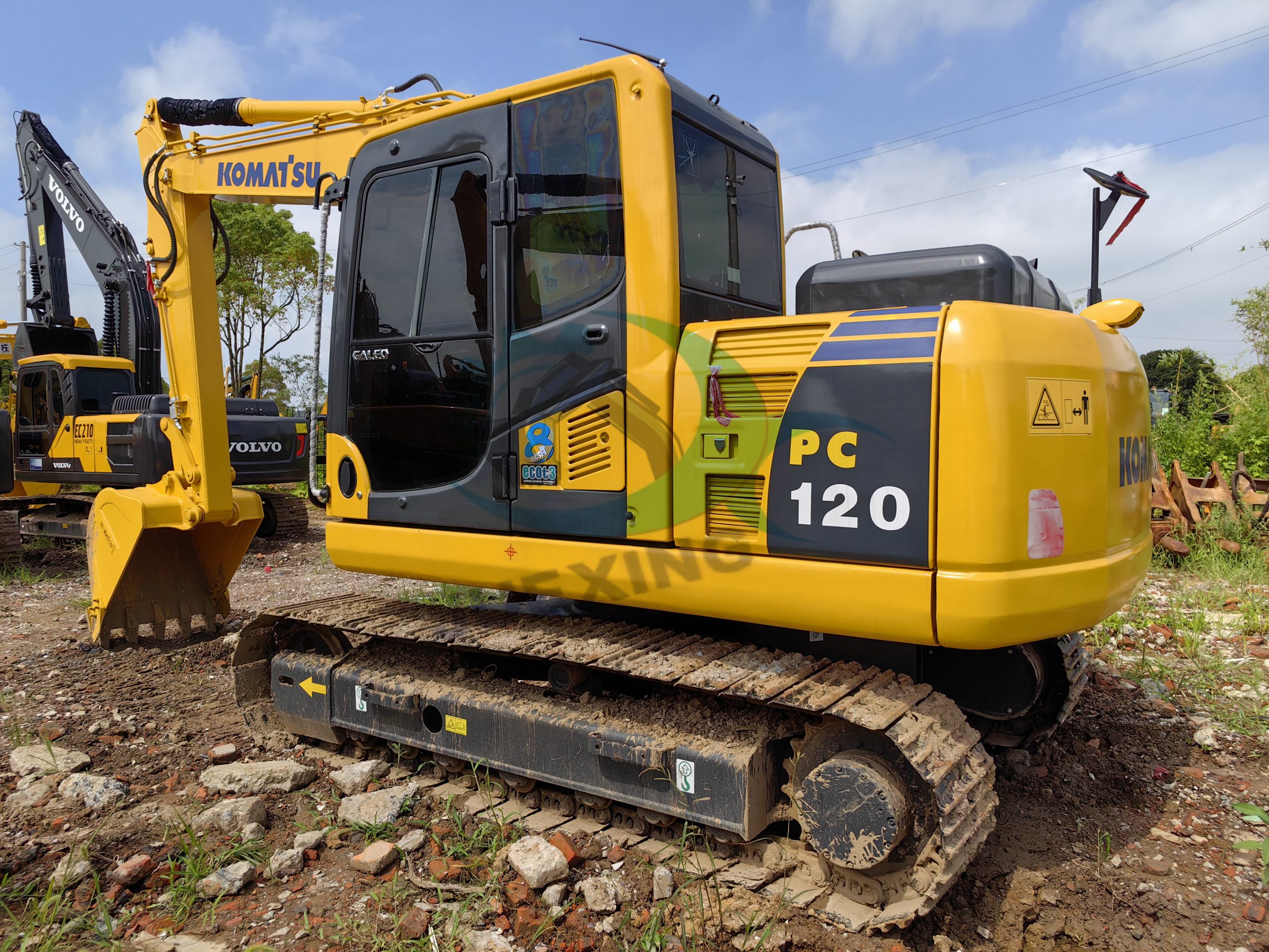 12 Ton Used Medium Excavator Komatsu PC120-8