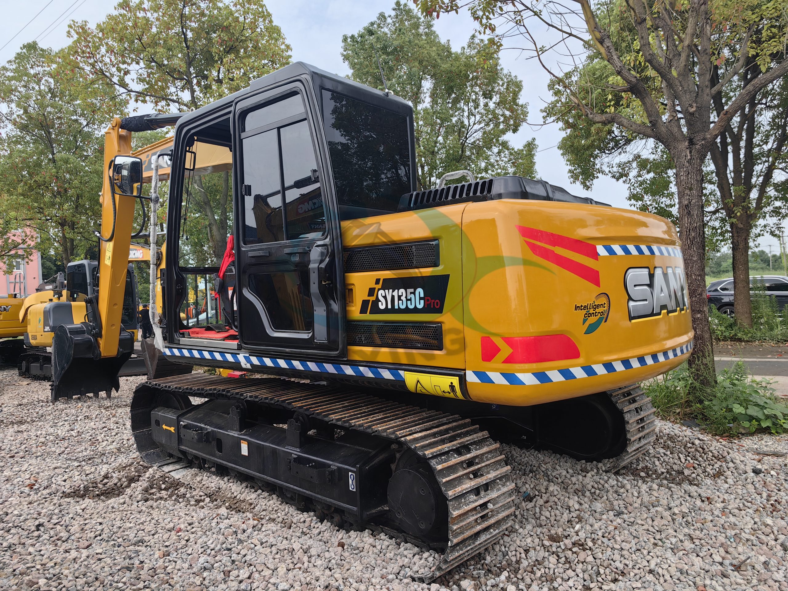 Used SANY Digger SY135C Excavator