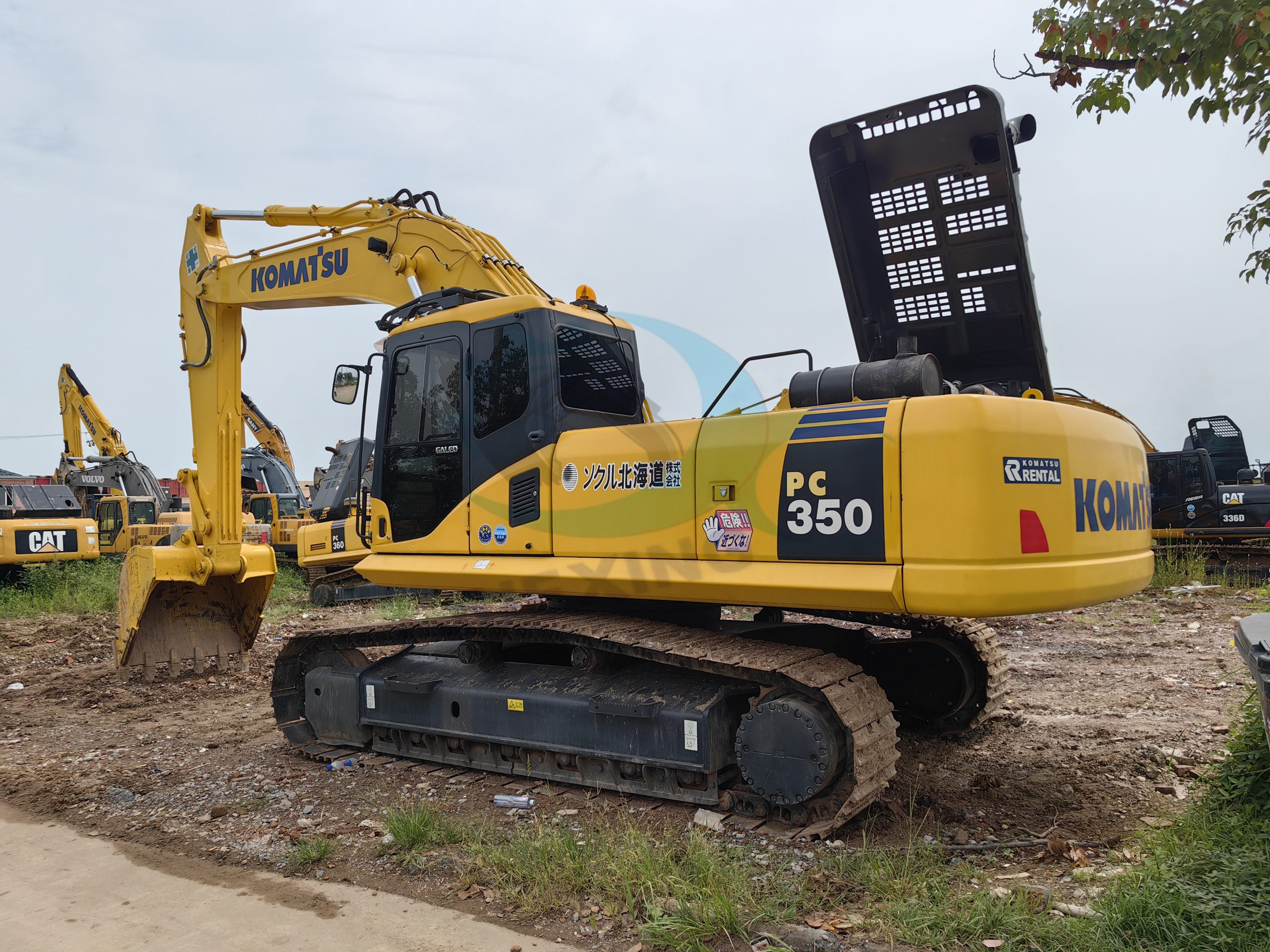 Used Komatsu Heavy Equipment PC350-7 Excavator
