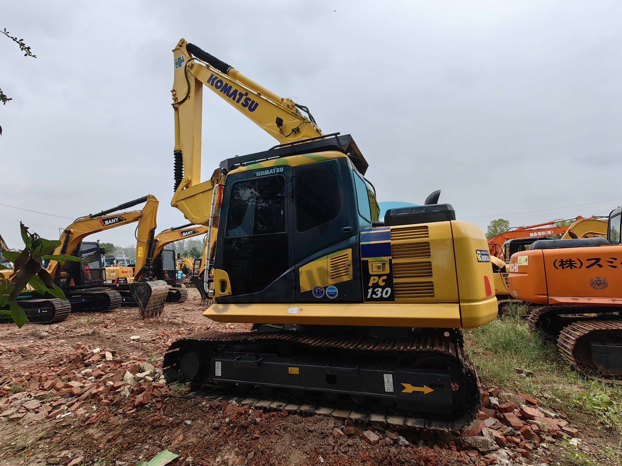 Powerful Used Komatsu PC130 Excavator 13 Ton