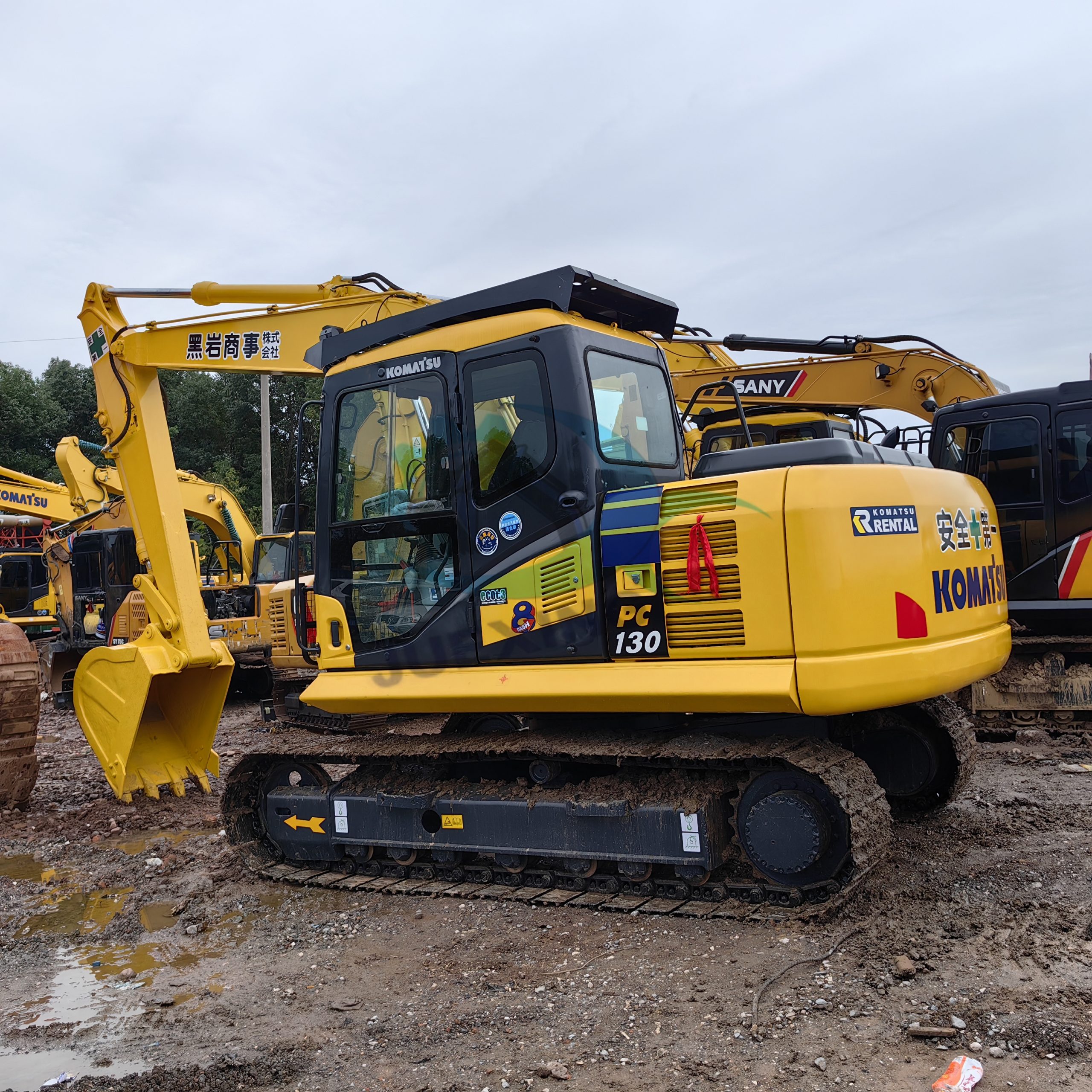 Original Medium Used Excavator Komatsu PC130-7