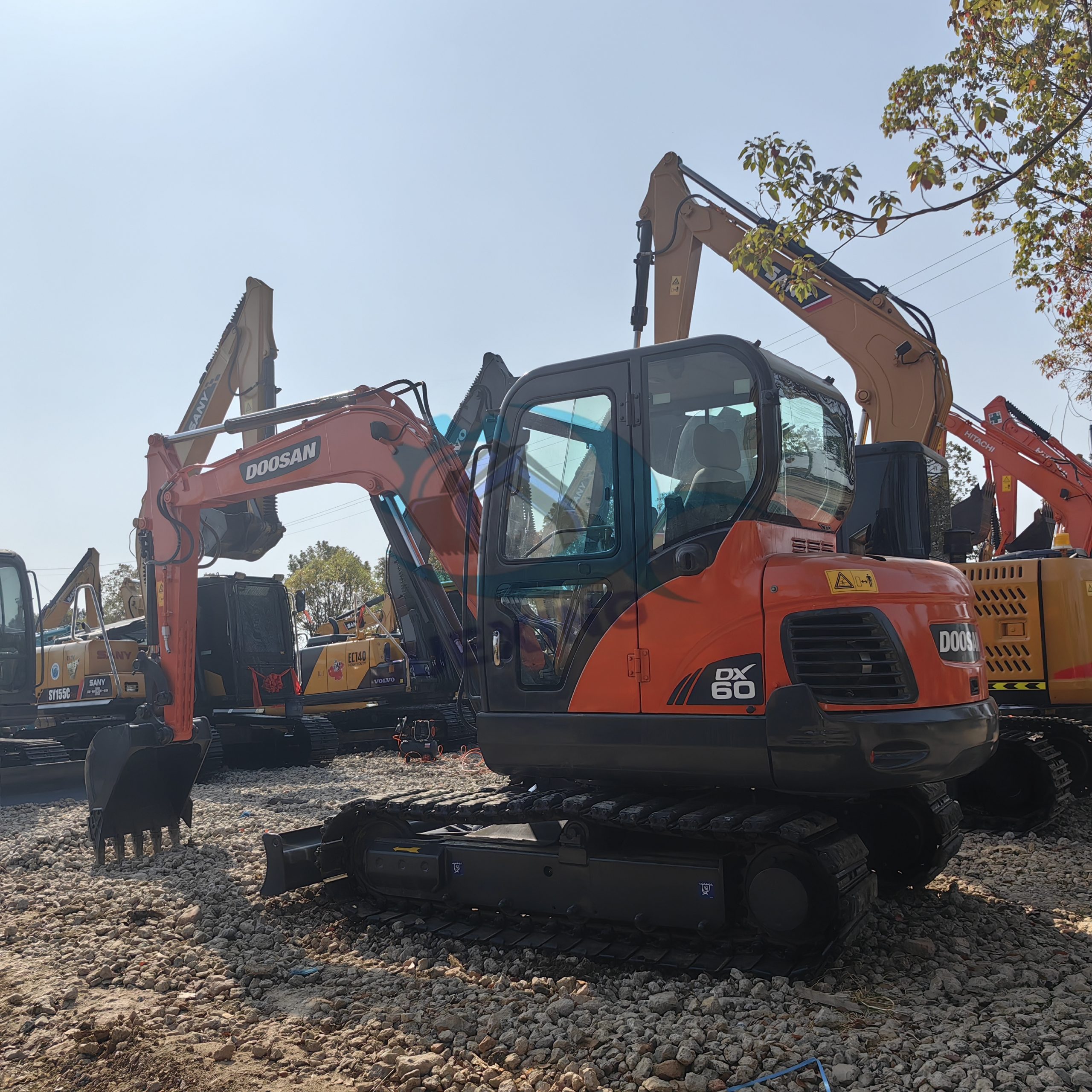 Mini Doosan DX60 Crawler Excavator