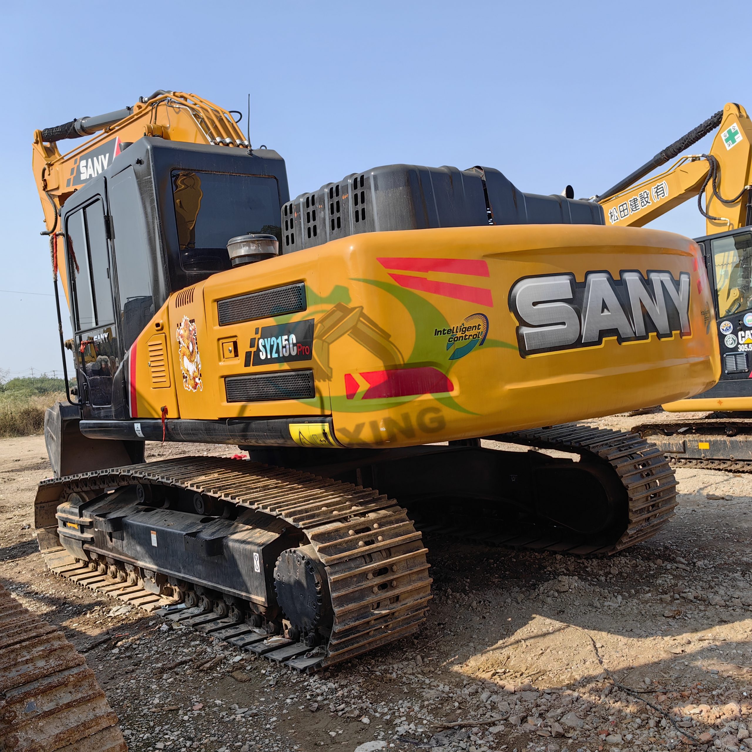 Used SANY SY215 Excavator Full Function Tested