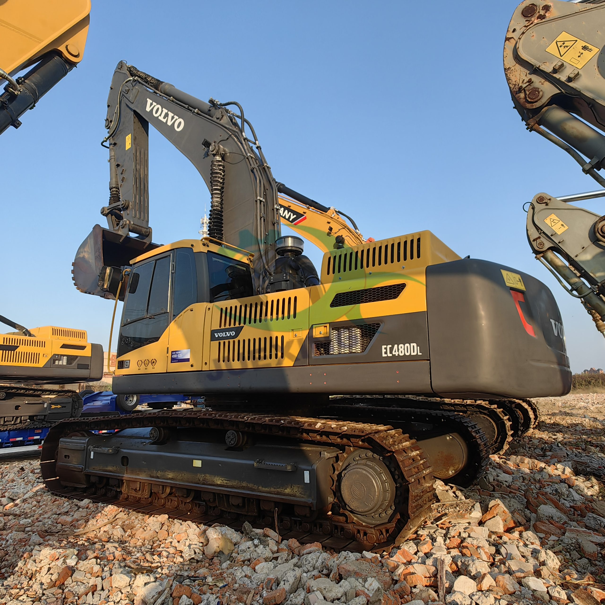 Used Original VOLVO EC480 Hydraulic Excavator