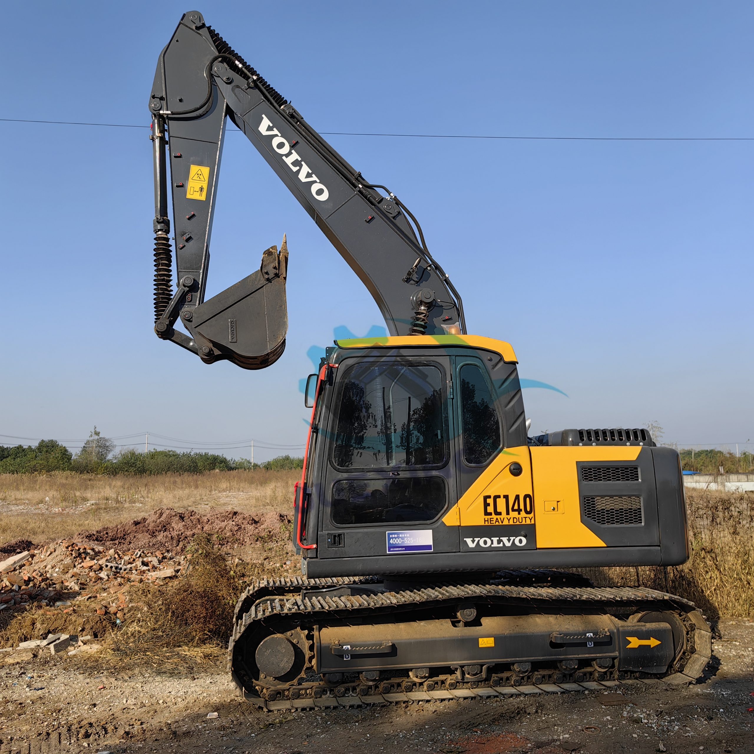 Used Volvo EC140 Medium Excavator Original Korea