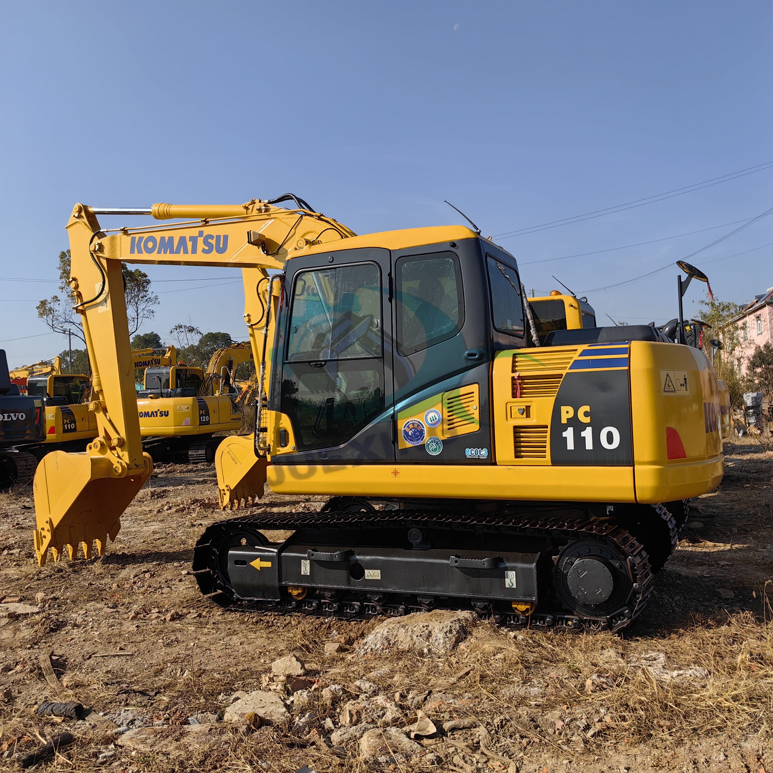 Used Japan Komatsu PC110-7 Excavator