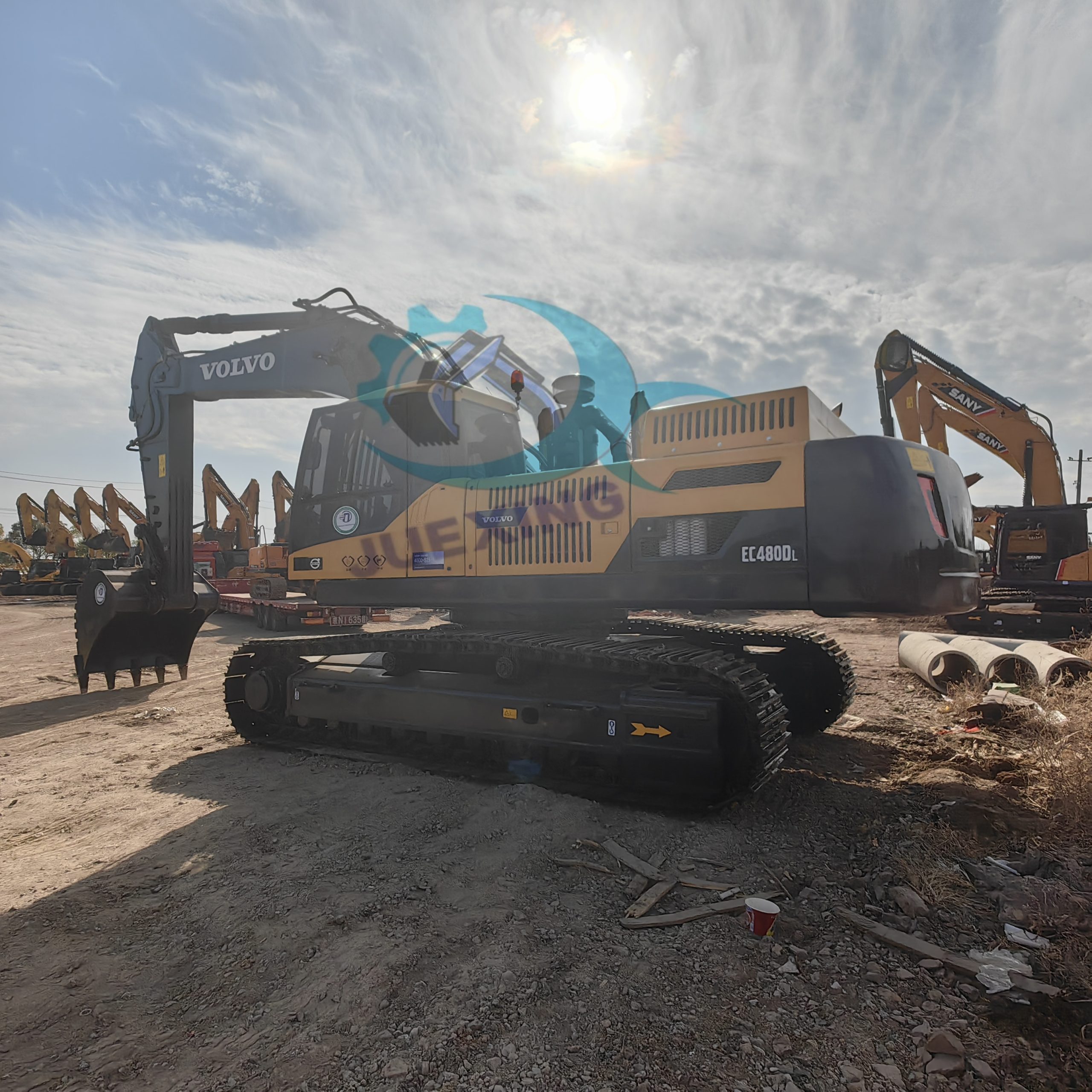 Used Volvo EC480dl Hydraulic Diesel Excavator