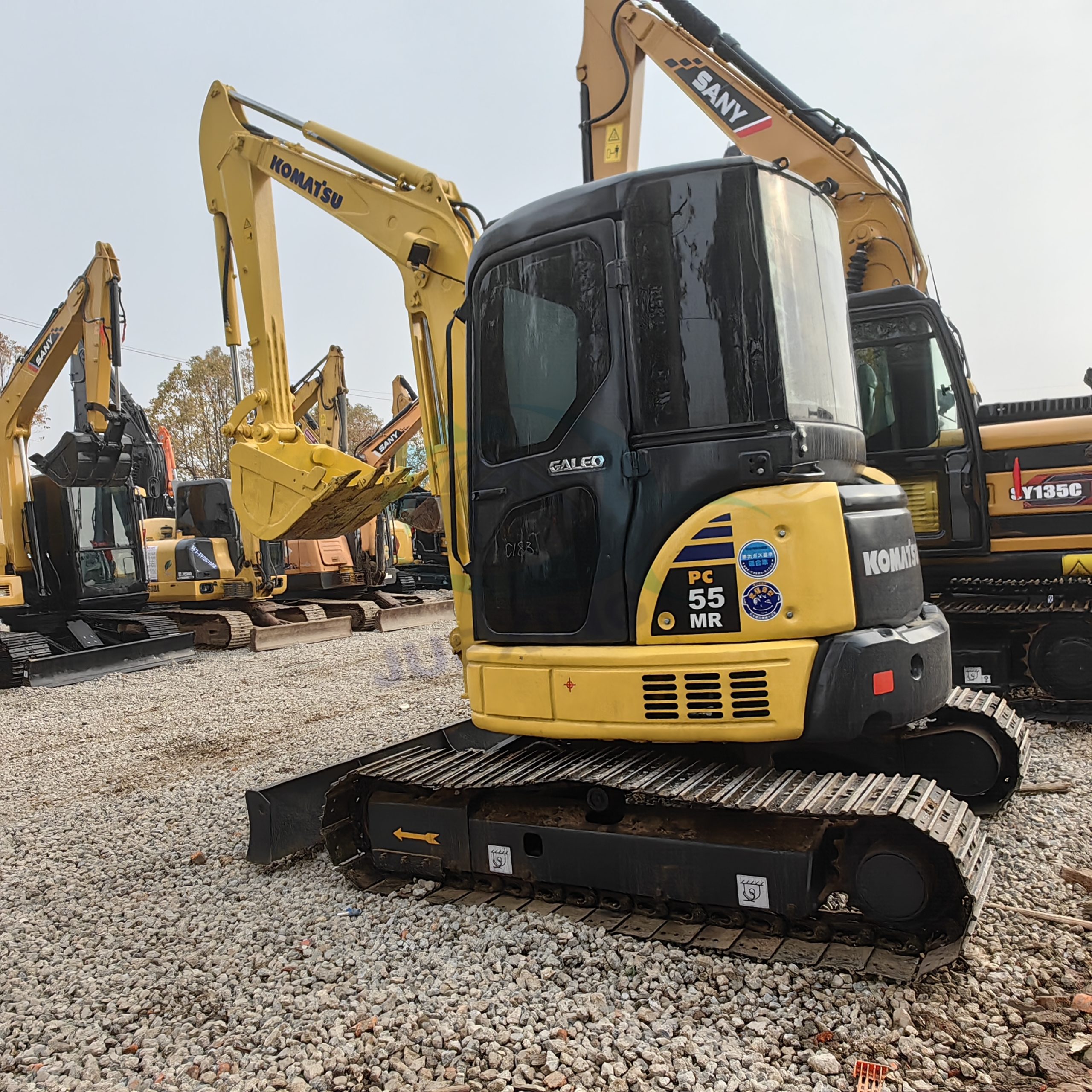Used  Komatsu PC55MR-2 Mini Excavator