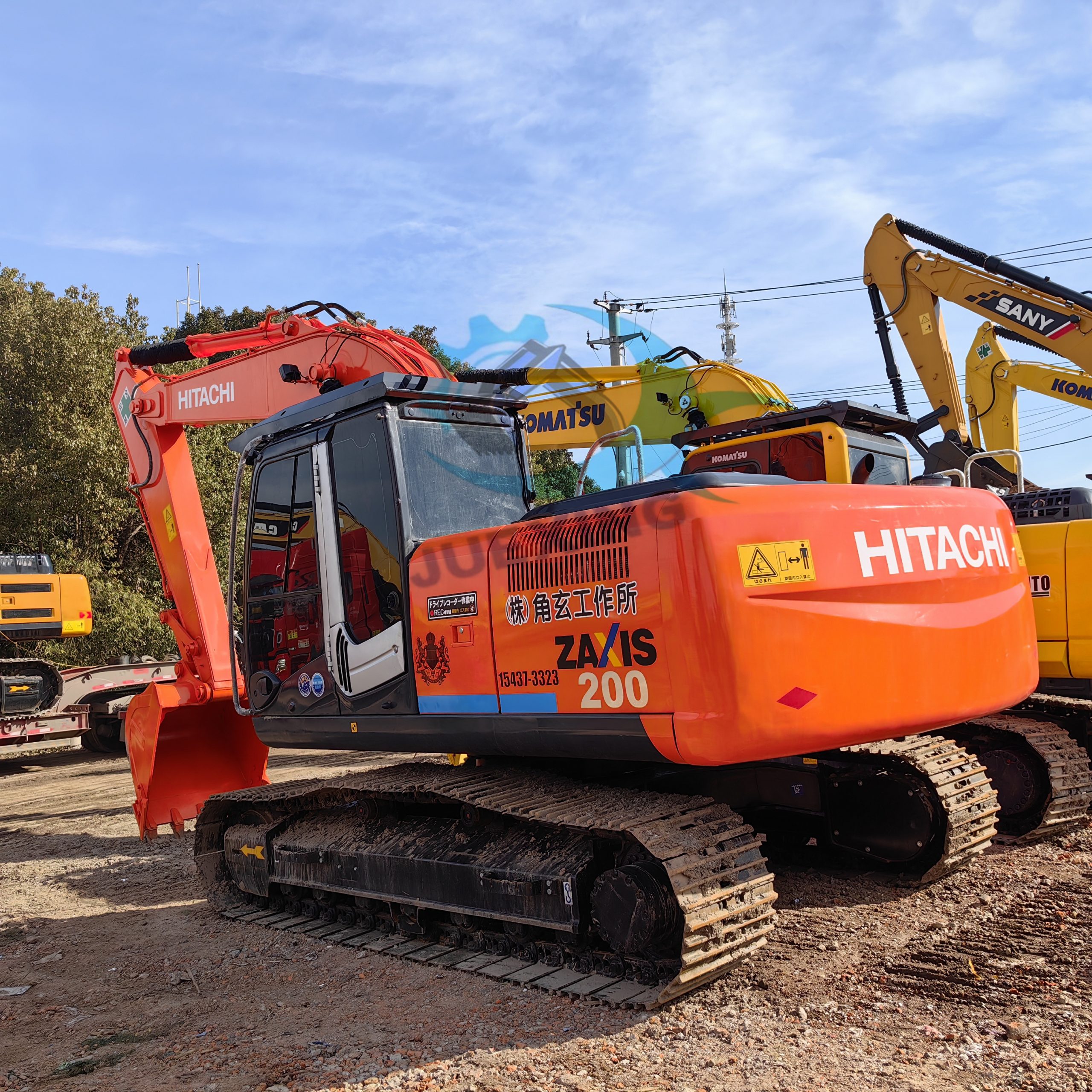 High Quality Cheap Hitachi ZX200 Used Excavator