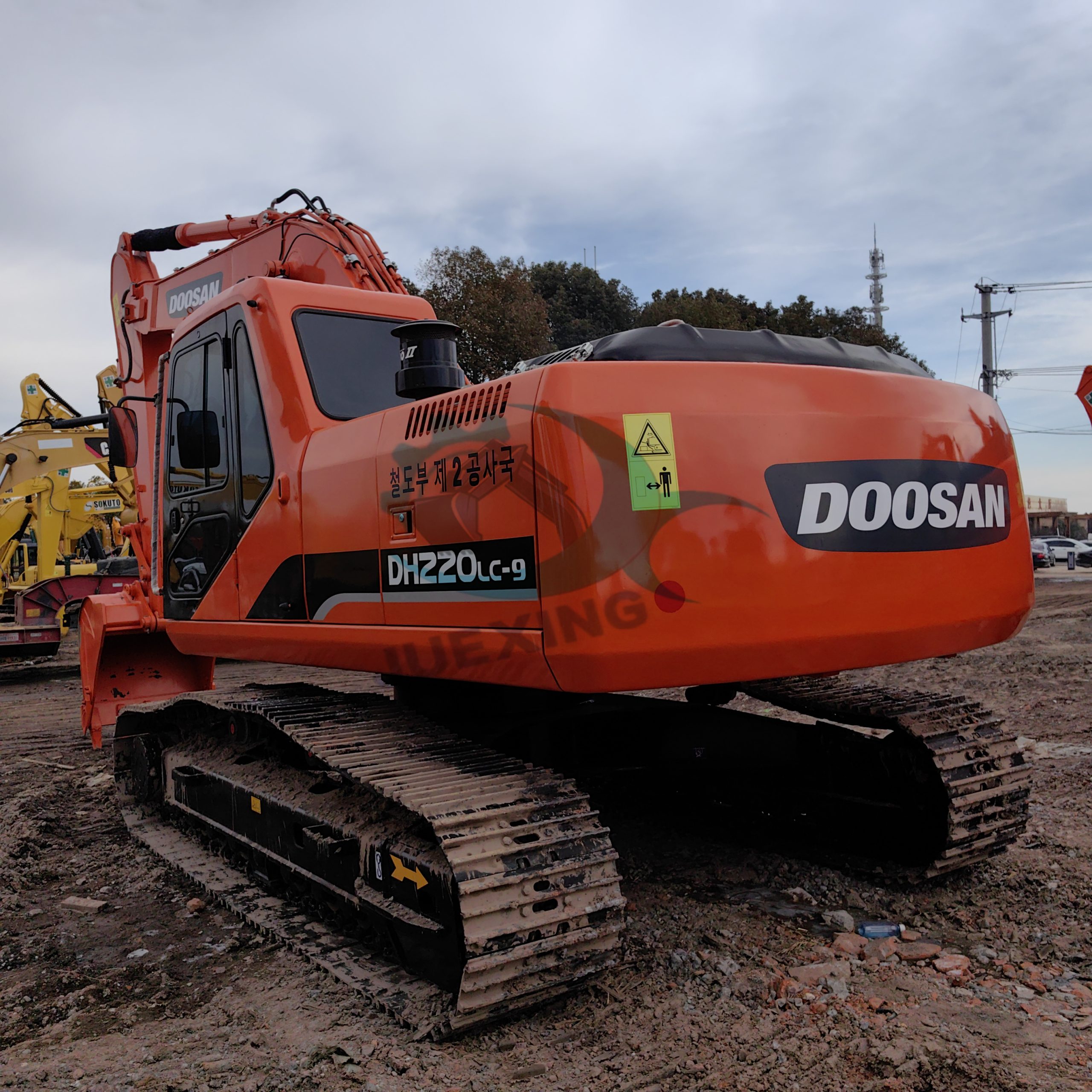Originally Korea Made Used Excavators Doosan Dh220LC-9