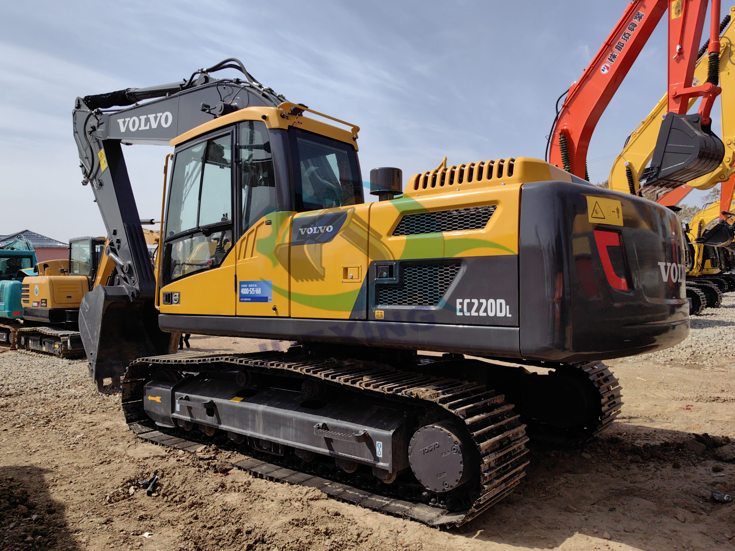 Used Middle Excavators Machine VOLVO EC220dl