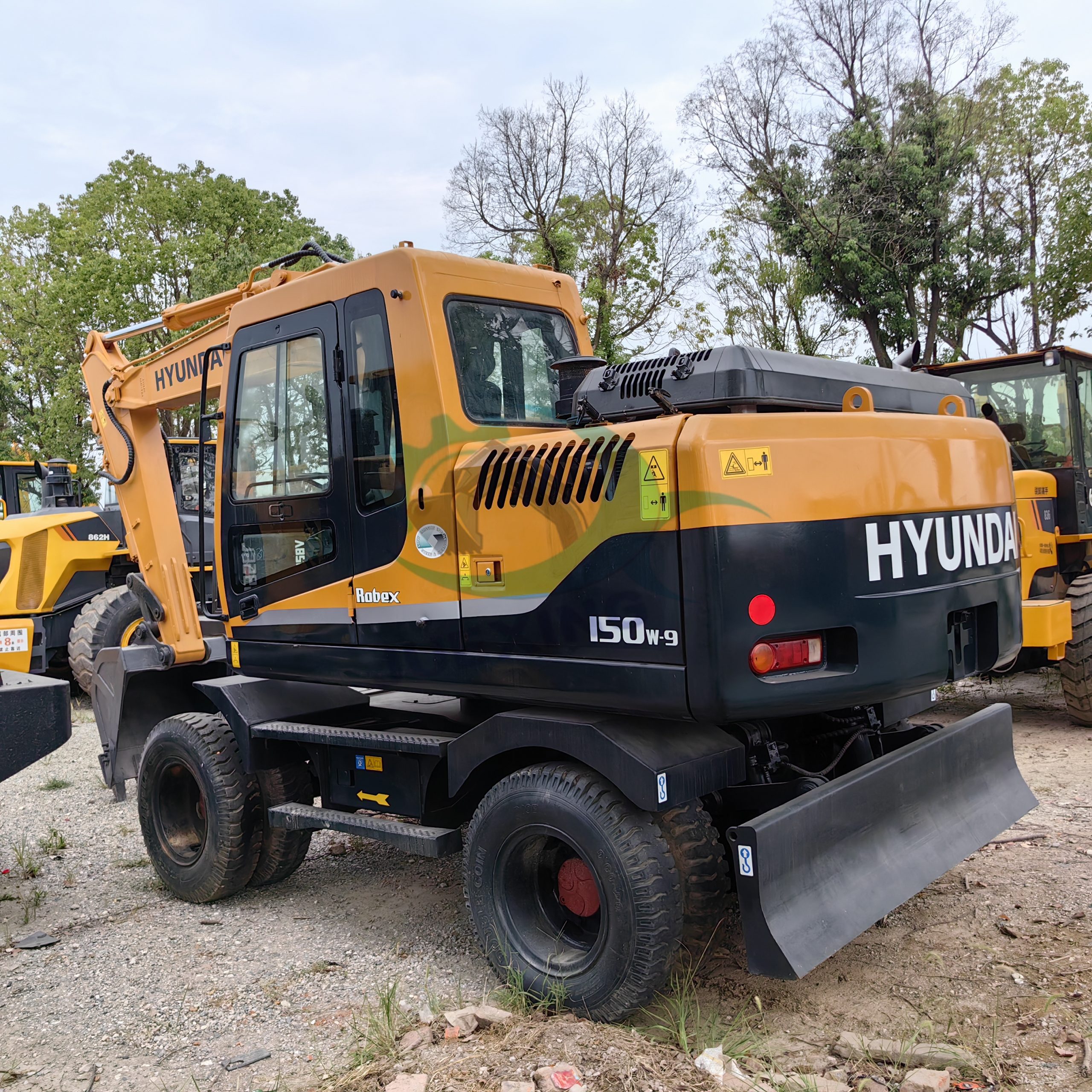 Used Hyundai R150W-7 Wheeled Excavator