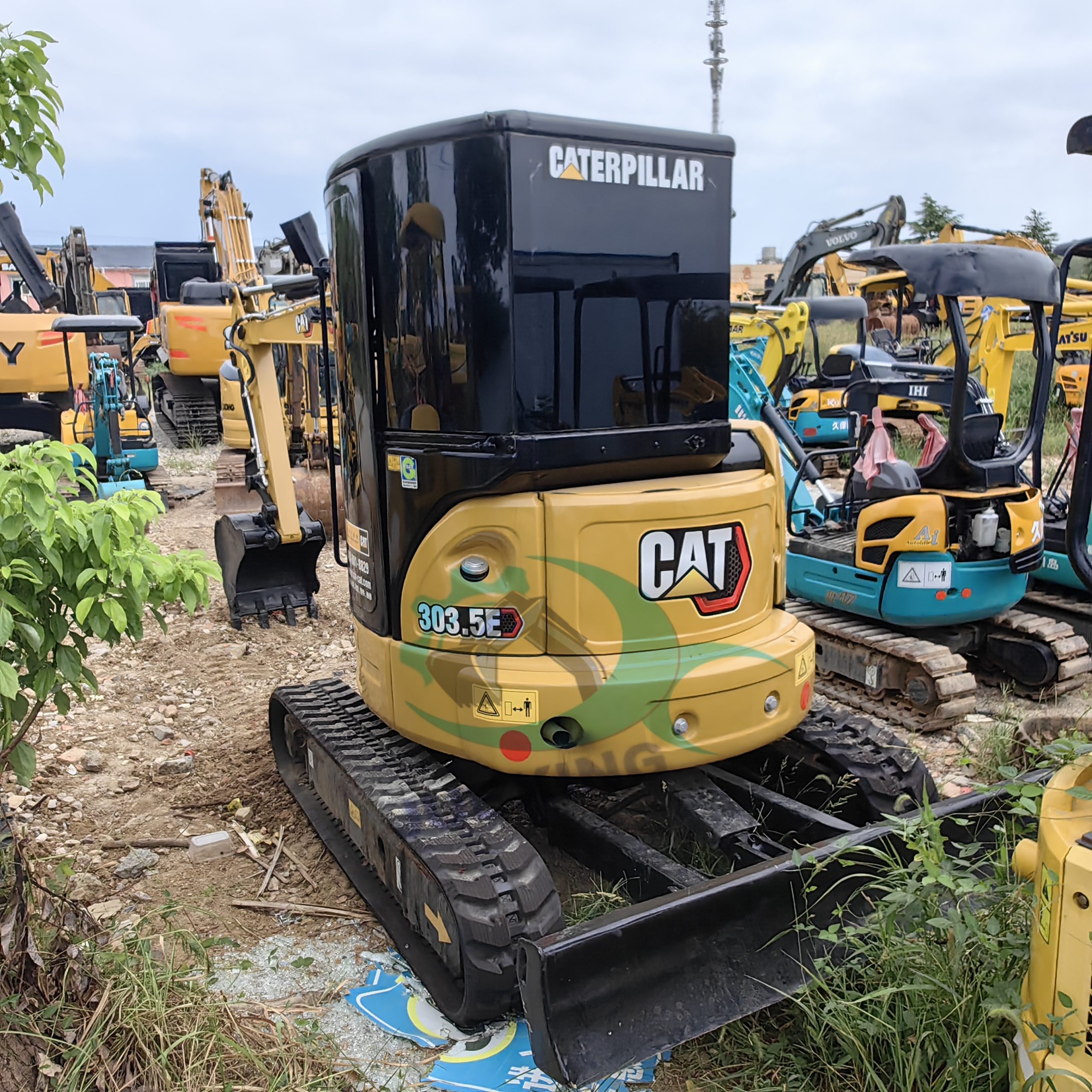 Used Original Caterpillar 305.5E2 Hydraulic Excavator