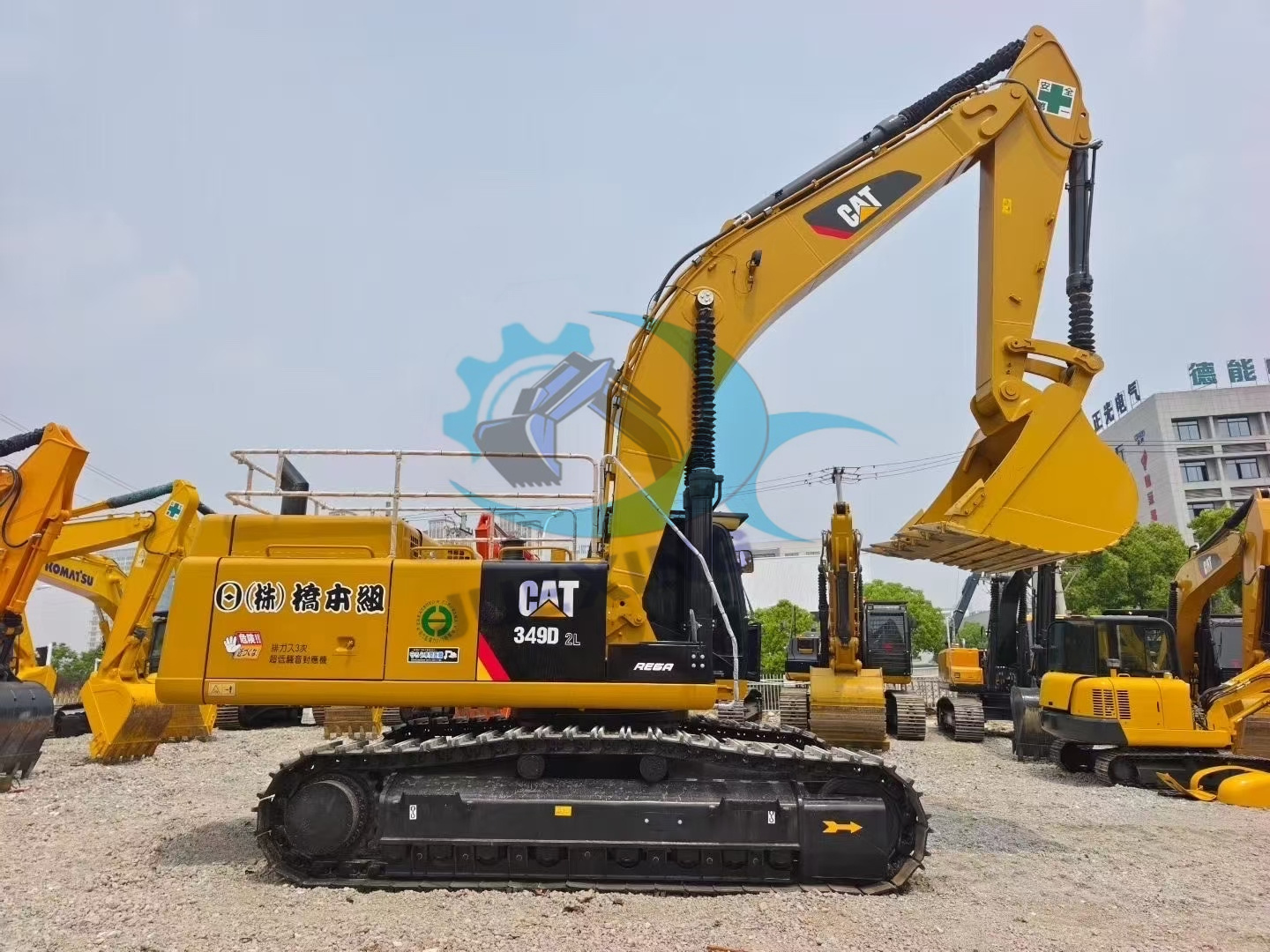 Used 50 Ton Cat 349D Excavator Big Hydraulic Caterpillar