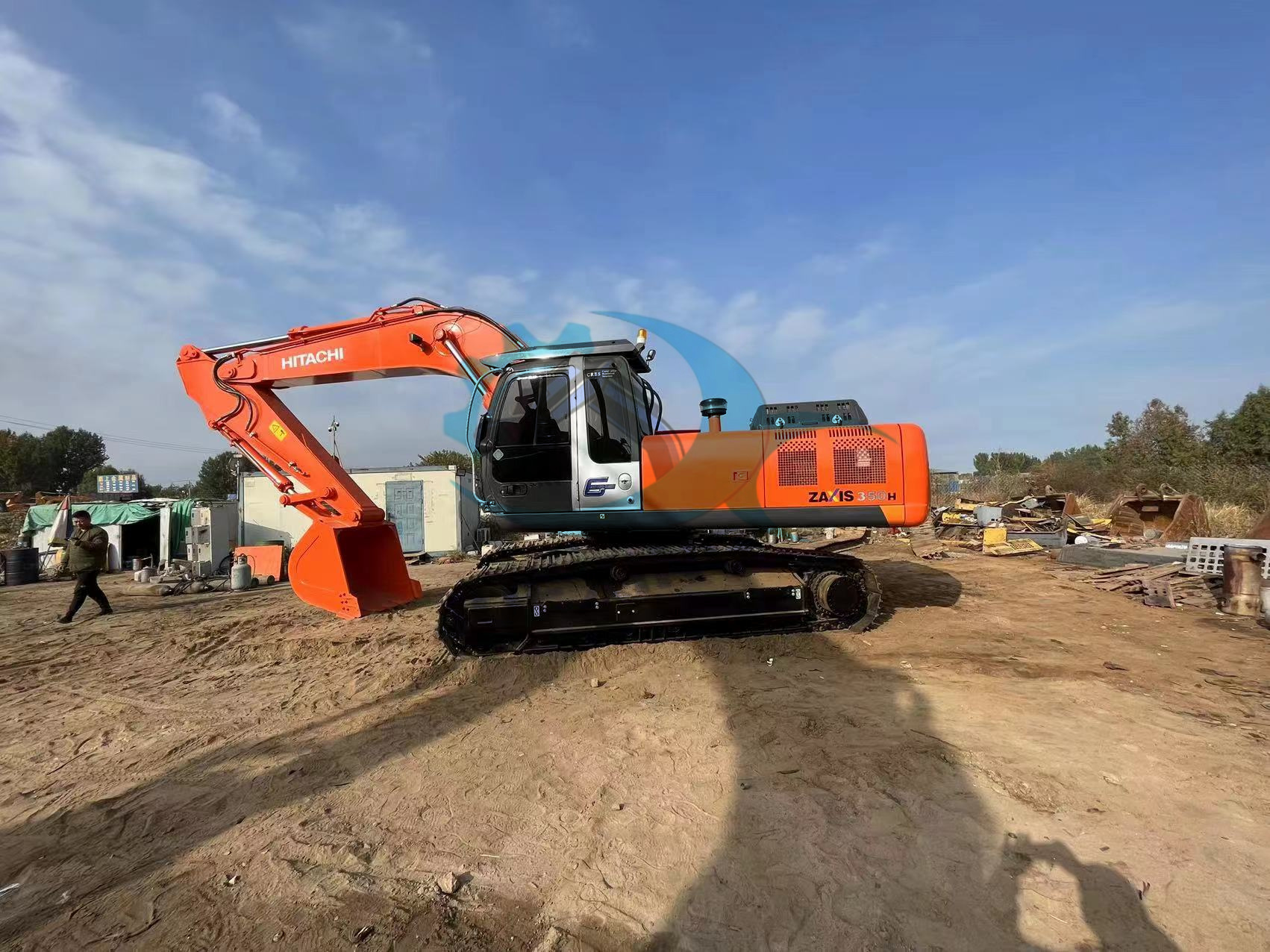 Used 35Ton Hitachi ZAXIS Excavator ZX350H