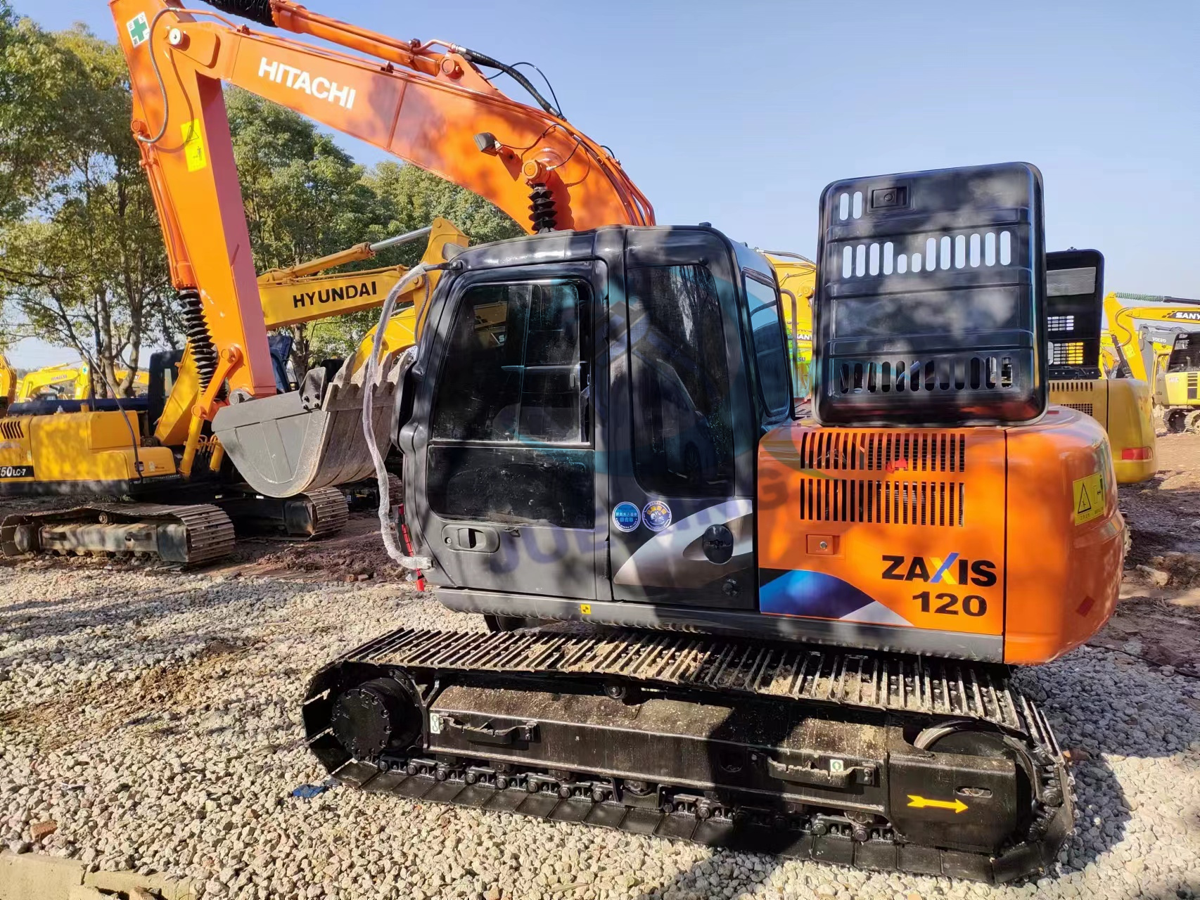 Used Hitachi Excavators ZX120 In Good Condition