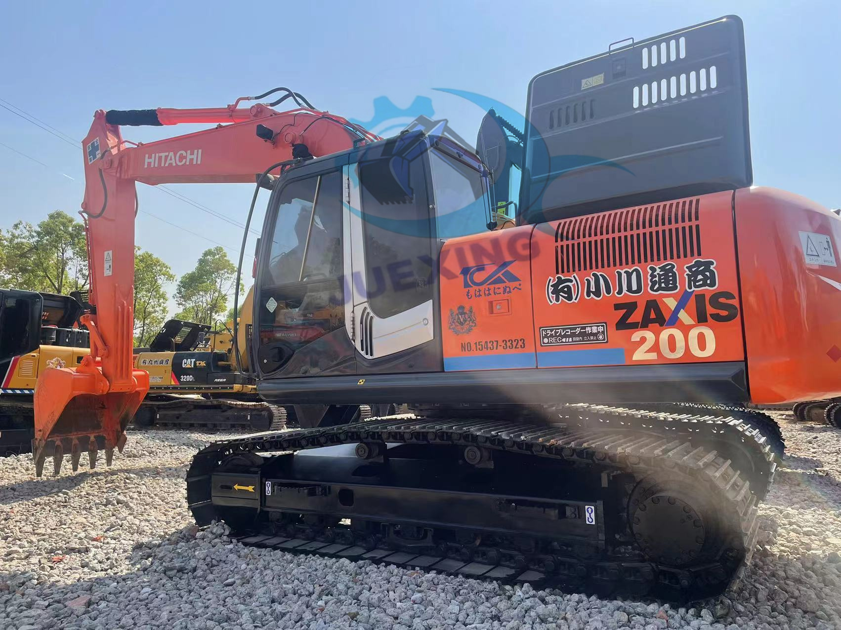 20ton Original Used Crawler Excavator Hitachi ZX200