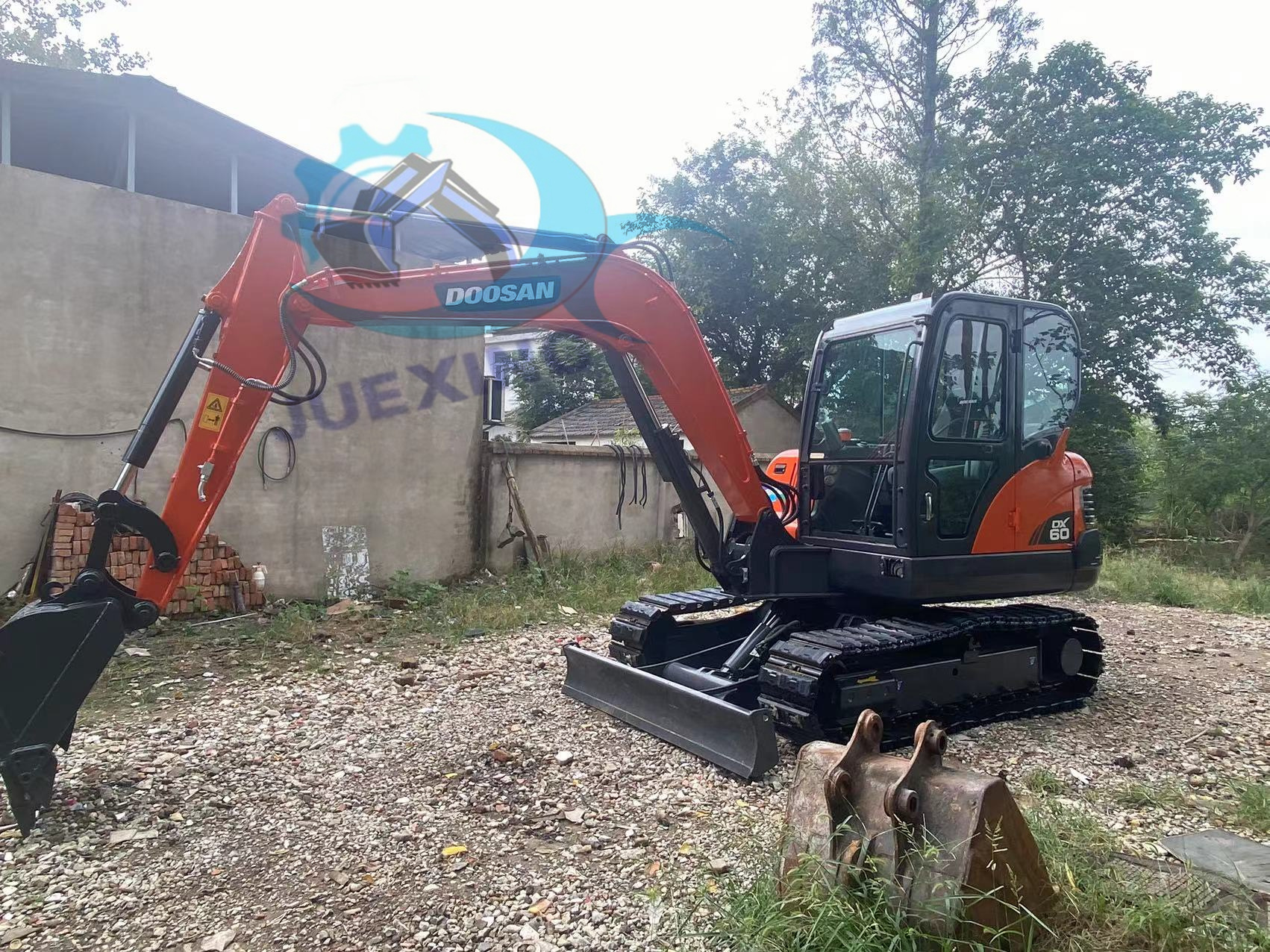 Mini Doosan DX60 6TON Crawler Excavator 