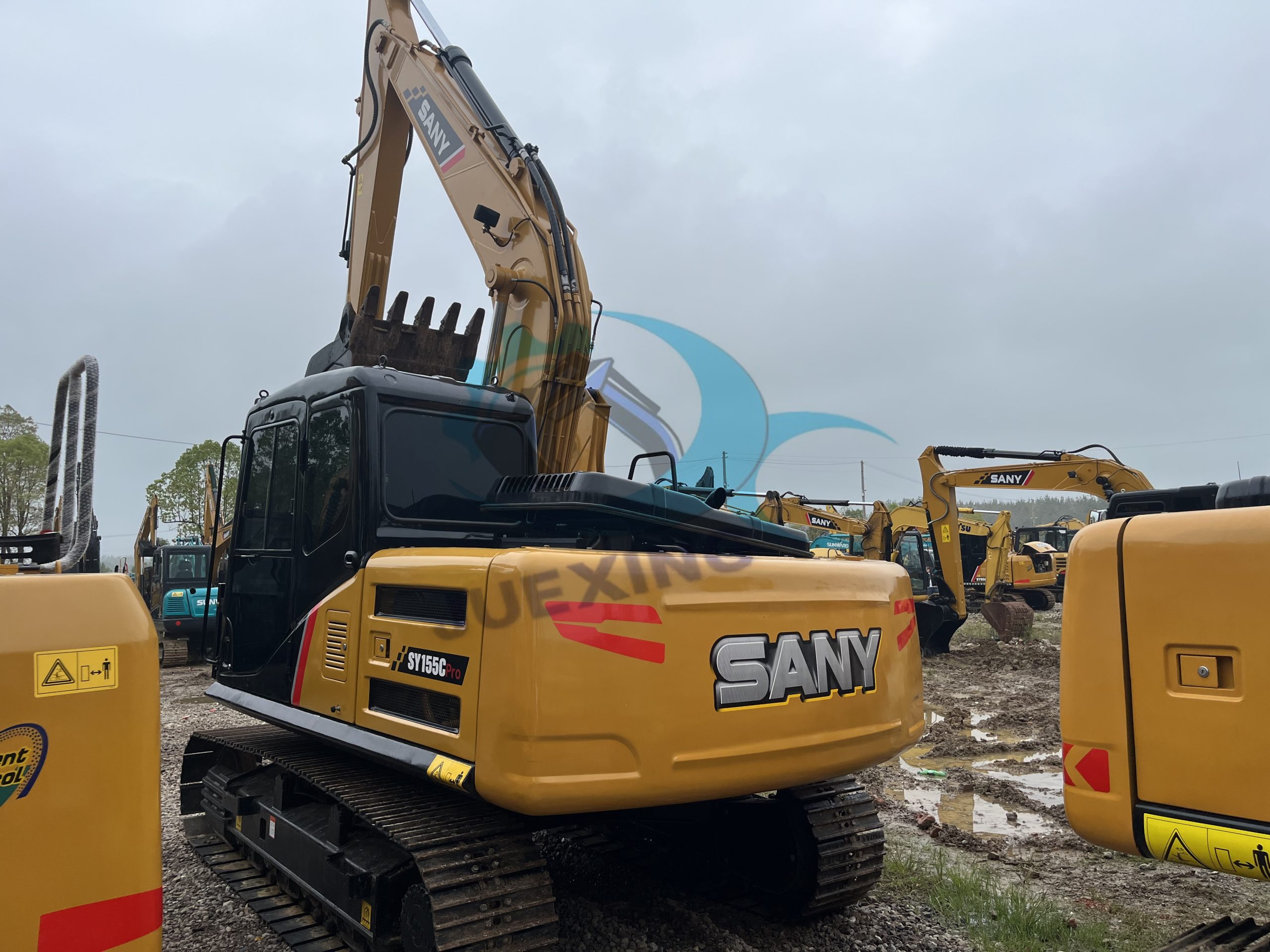 15 Ton Used SANY SY155C Excavator For Sale
