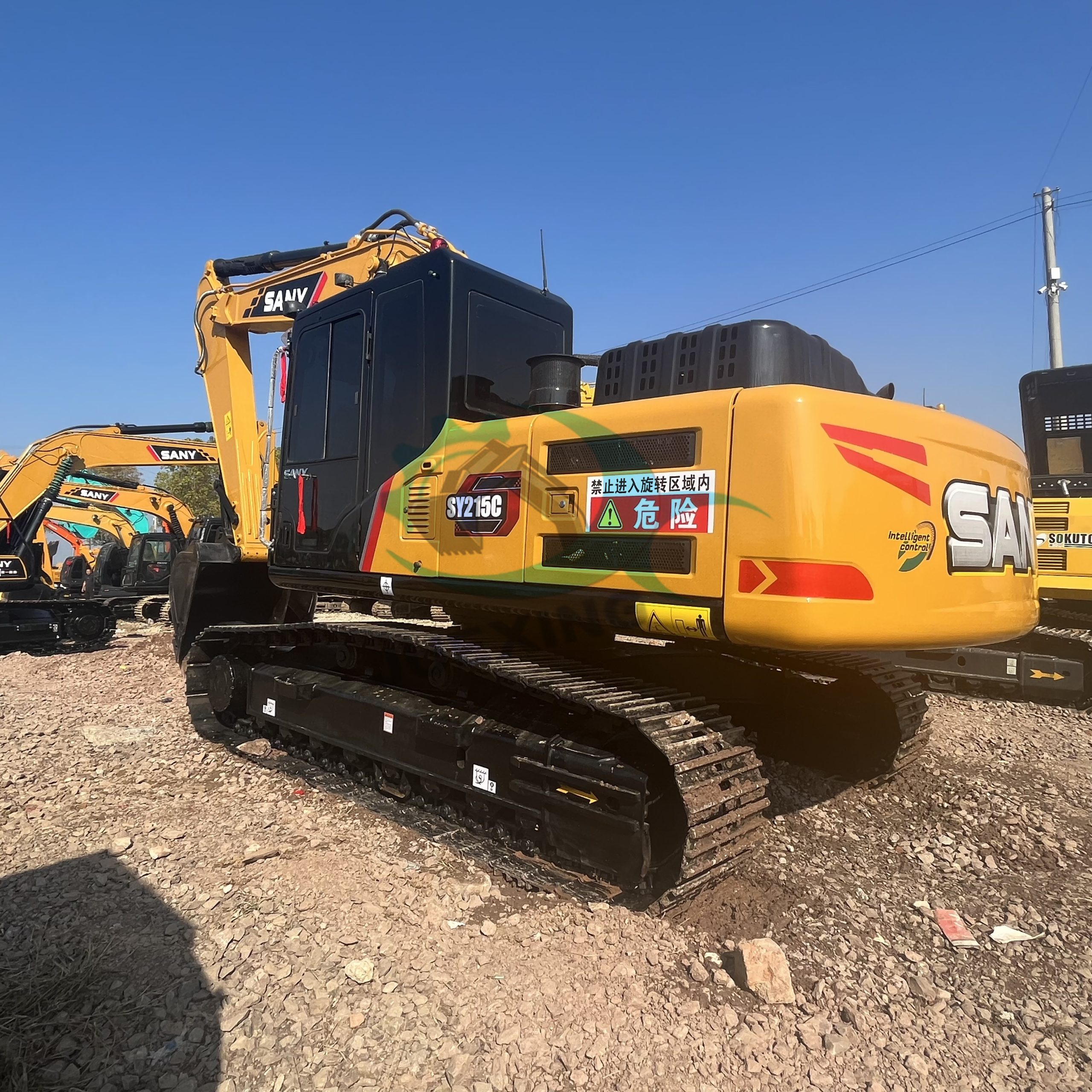 Used SANY SY215 Hydraulic Excavator Good Condition
