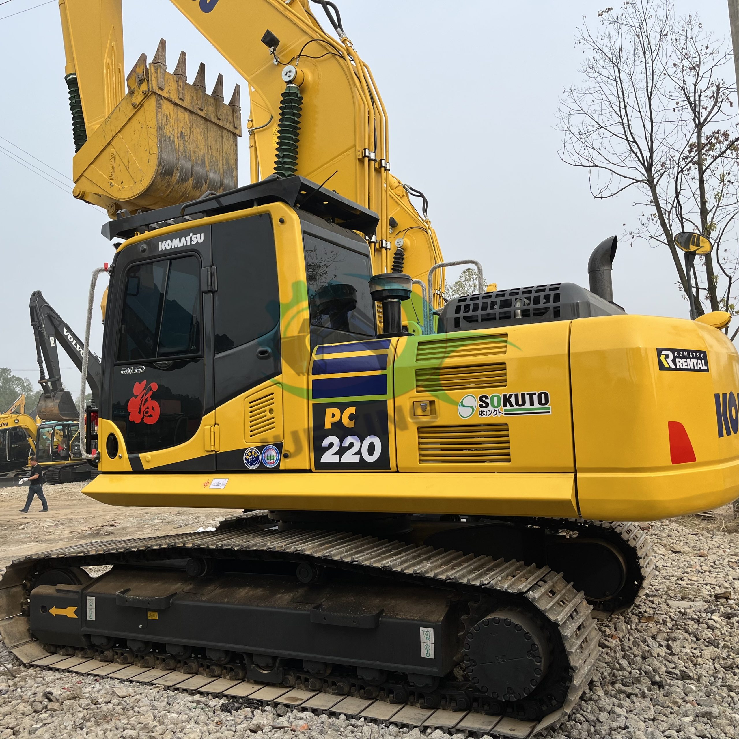 Japanese Used Komatsu PC220-8 Excavator Good Condition
