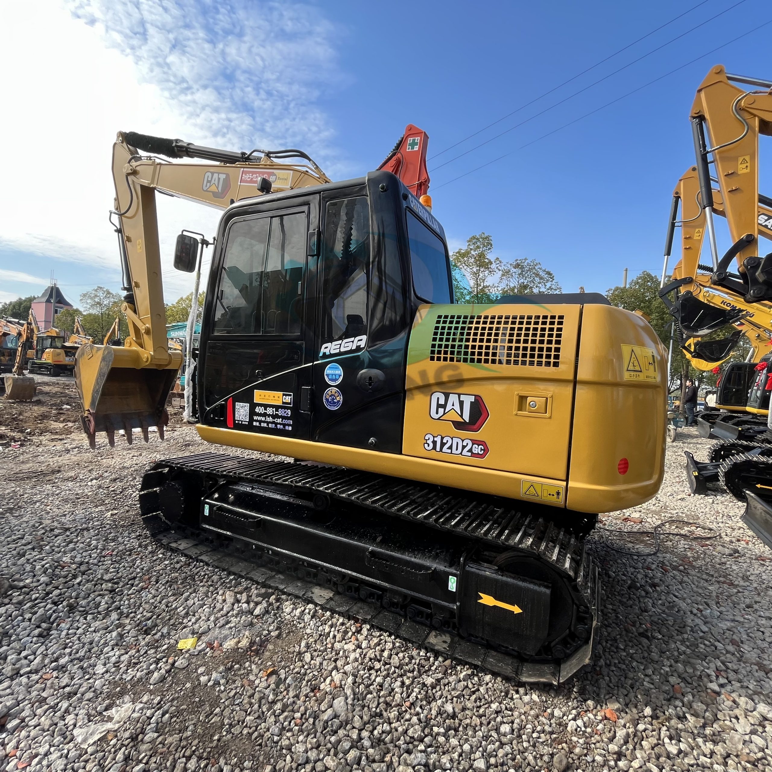 Used Original CAT 312D Crawler Excavator