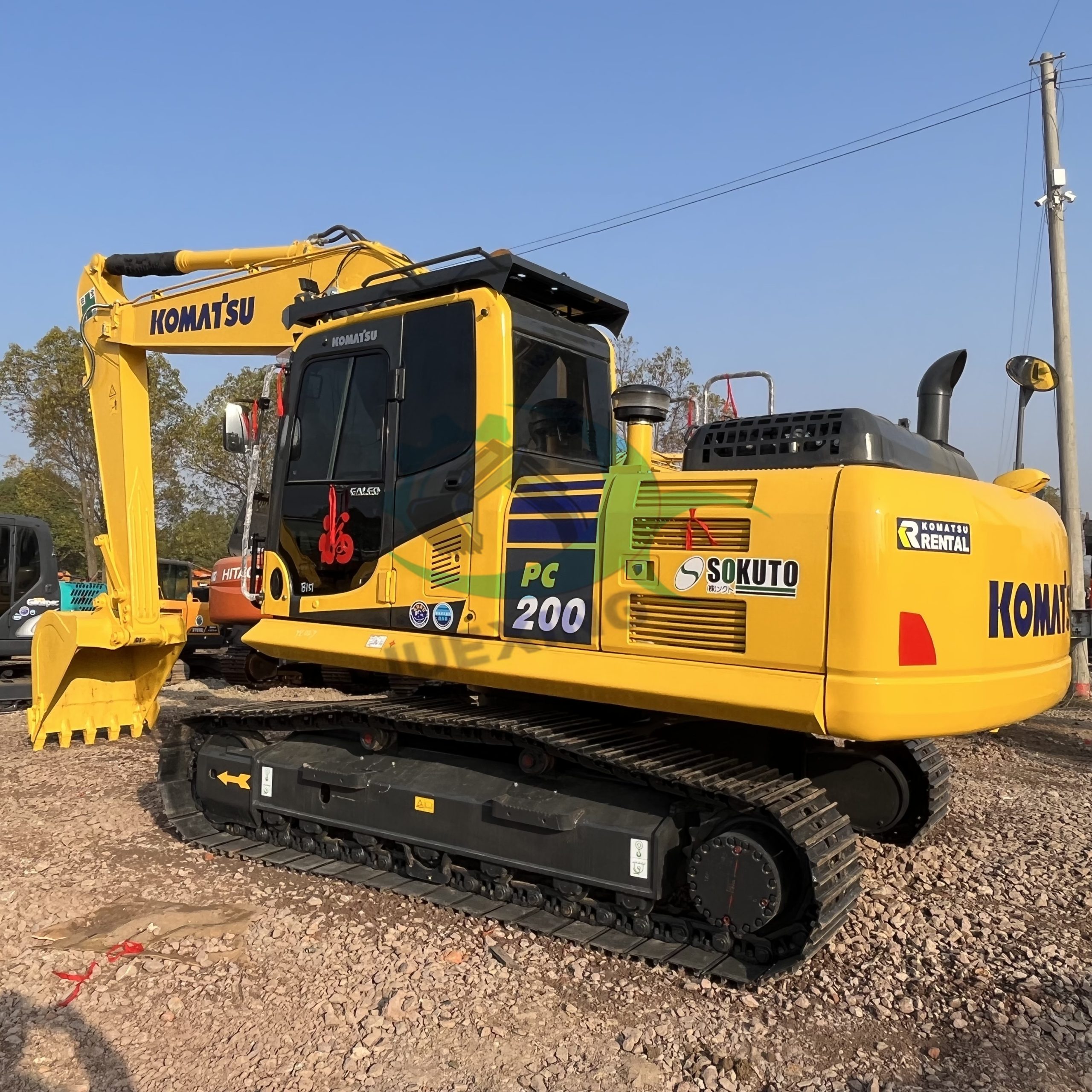 Used Medium Komatsu PC200-8N1 Tracked Excavator