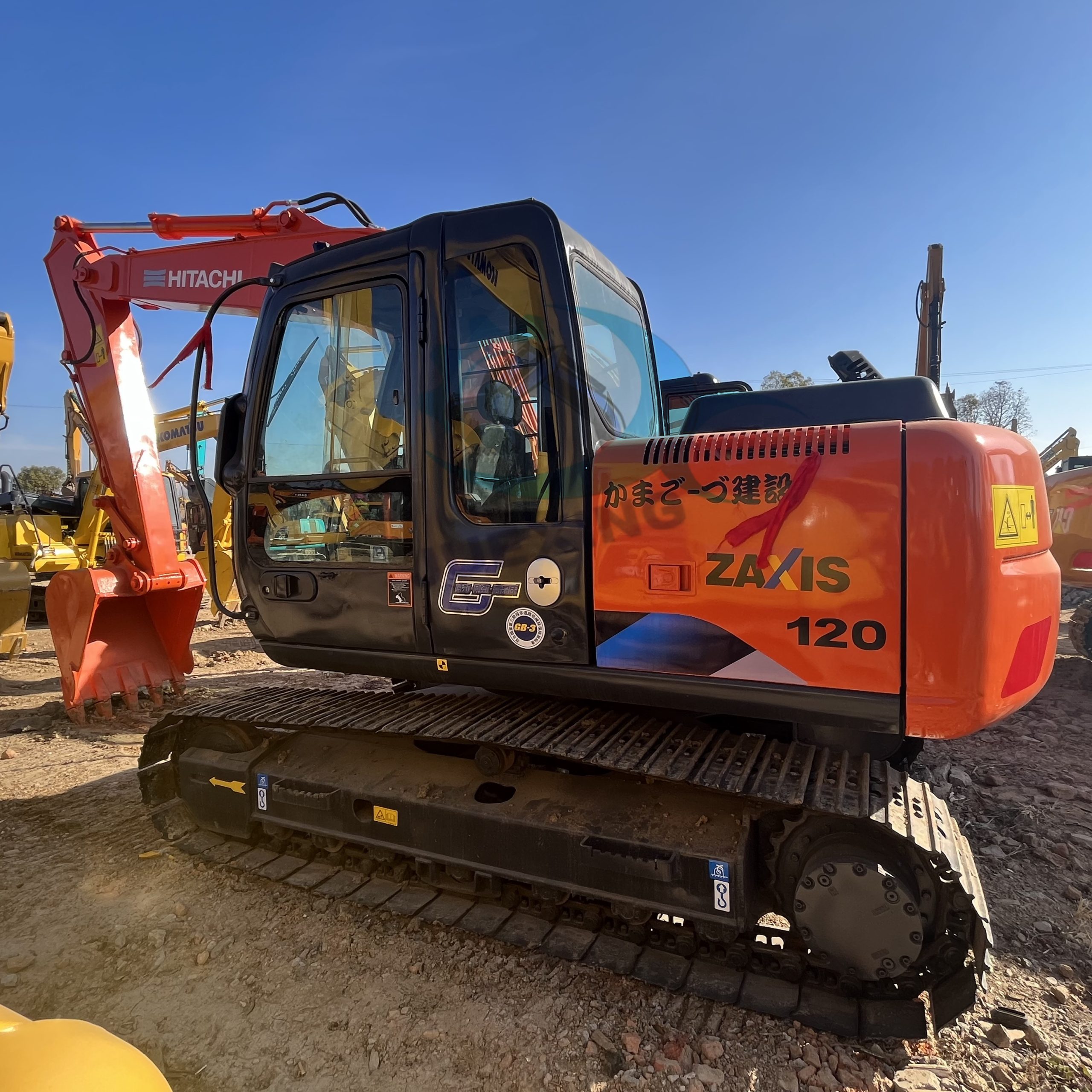Low Cost Durable HITACHI ZX120 Crawler Excavators
