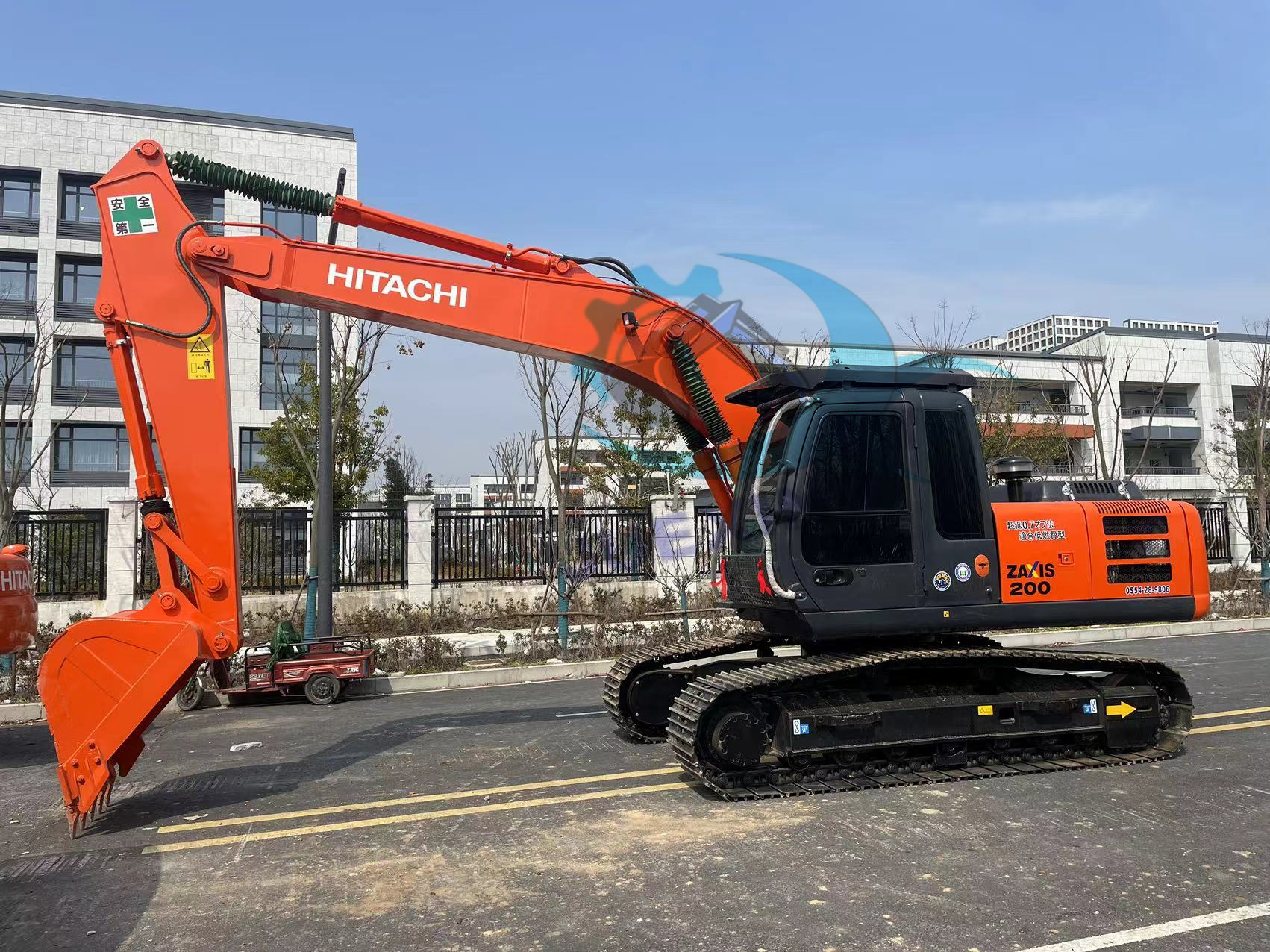 Hydraulic Hitachi Used Crawler Excavator ZX200