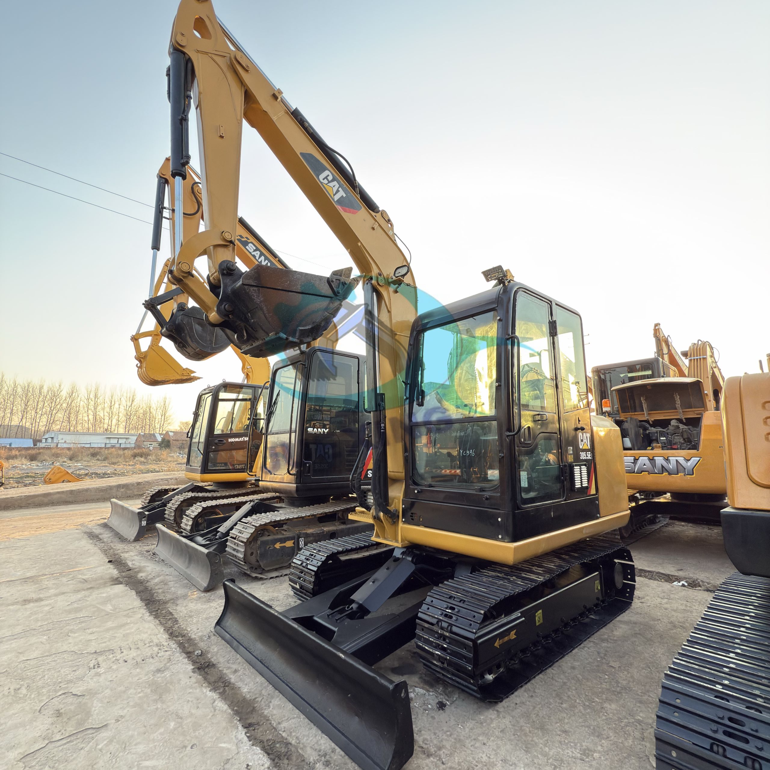 Used 5.5 Ton Mini Excavator CAT 305.5E