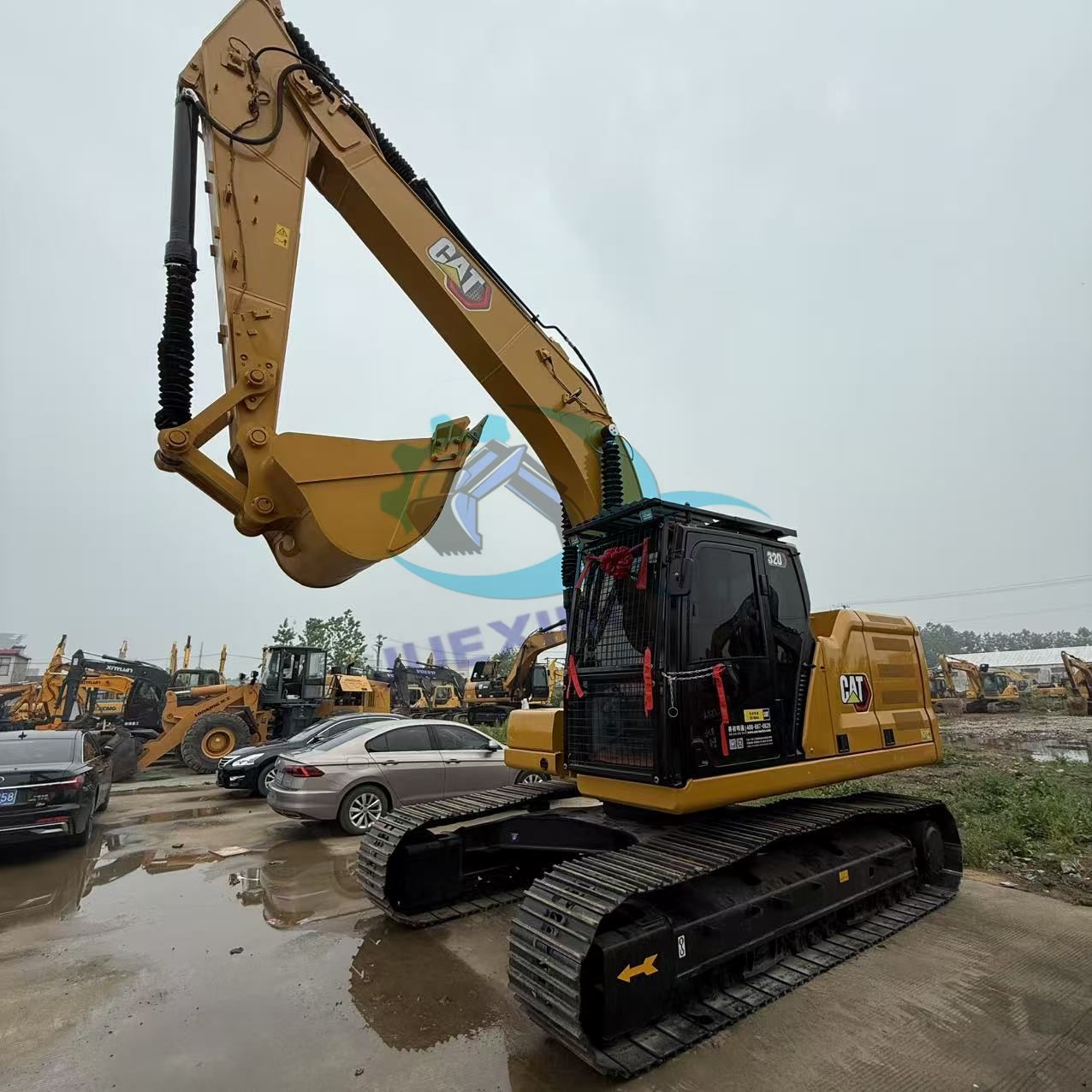 Used 20ton Crawler Excavator Digging Machinery CAT320GC