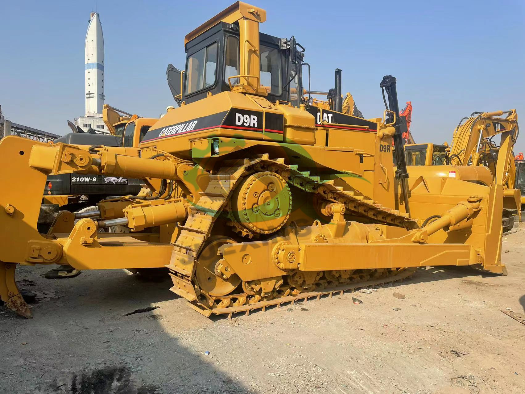 Used Original CAT D9R Crawler Bulldozer Machine