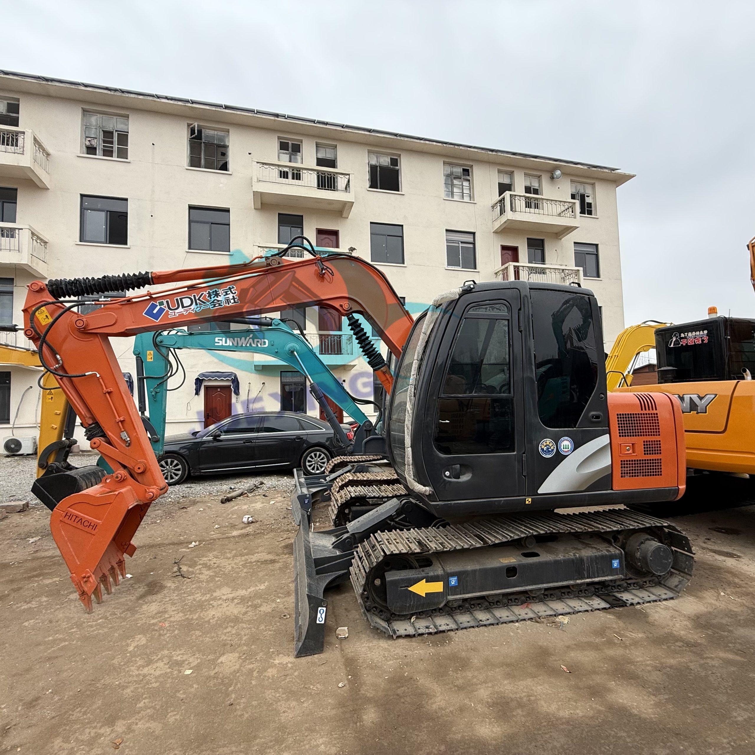 7 Ton Used Mini Excavator Hitachi Zx70
