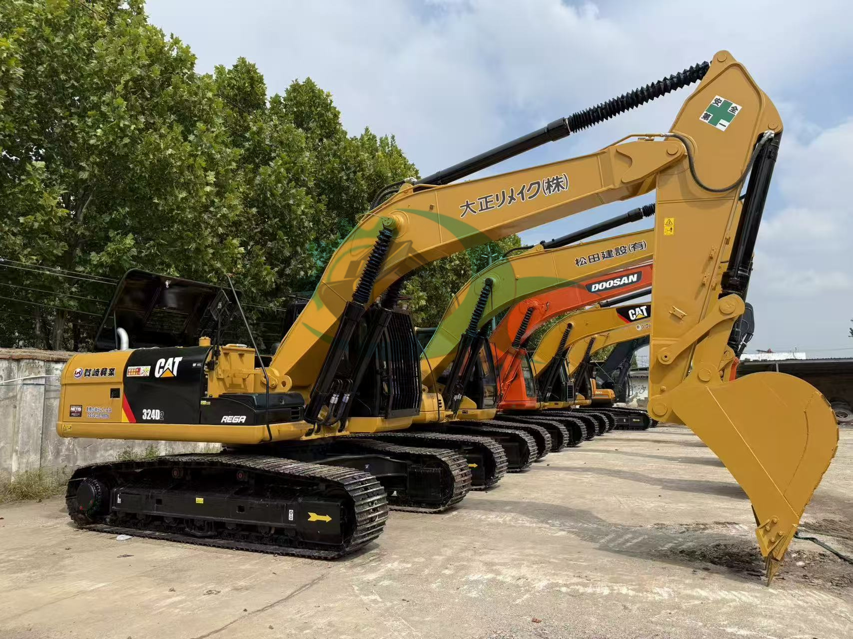 Japan Original 24 Ton Cat 324D Second-hand excavators