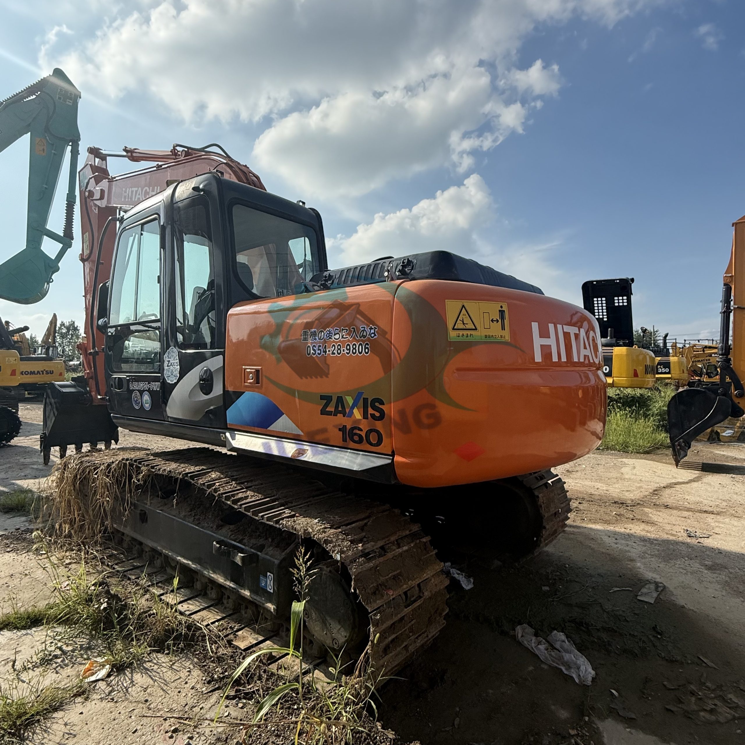 Nice Condition Secondhand Hitachi Zx160 16 Ton