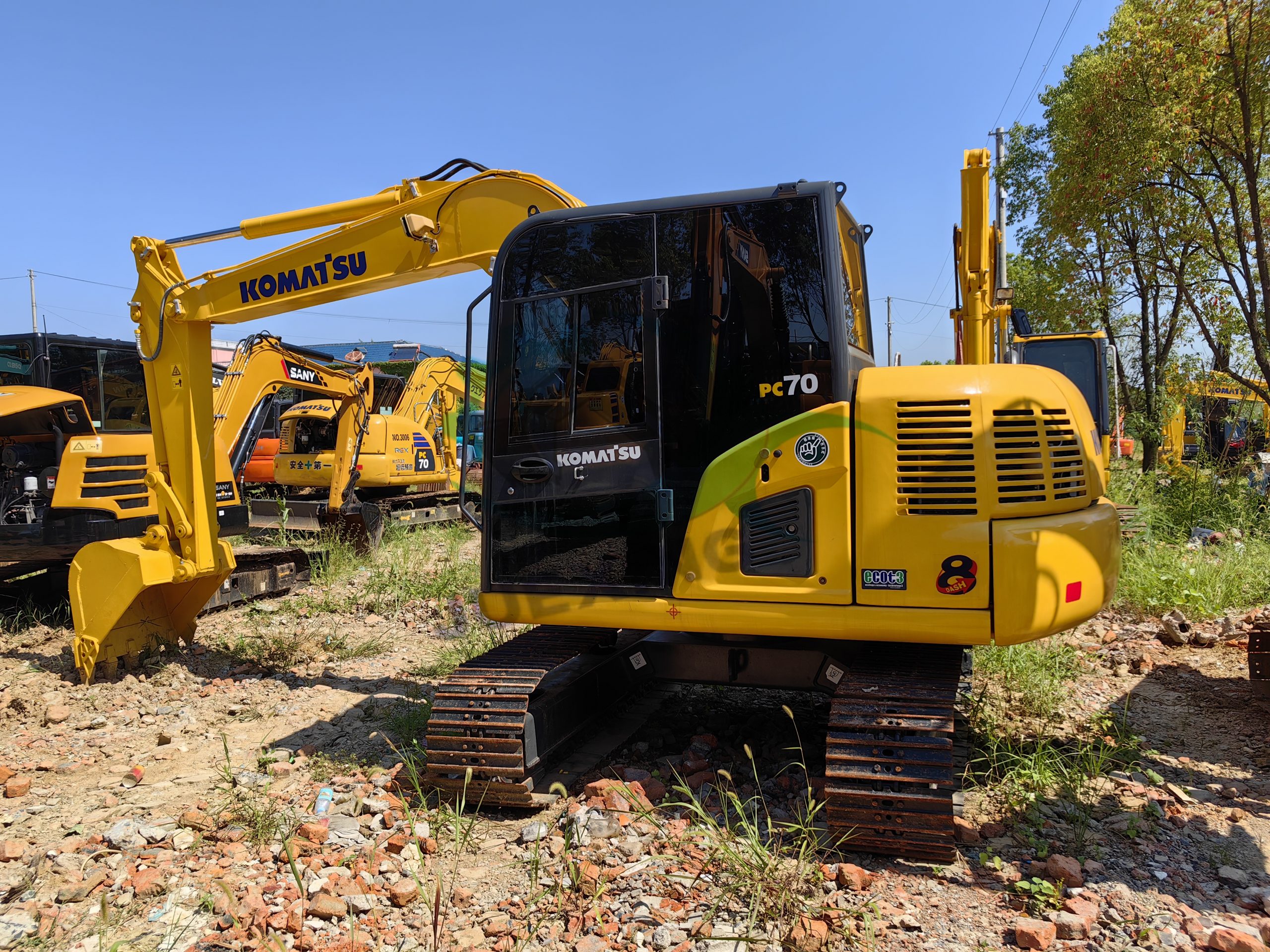 Low Hours Used Komatsu PC70-8 Excavator For Sale