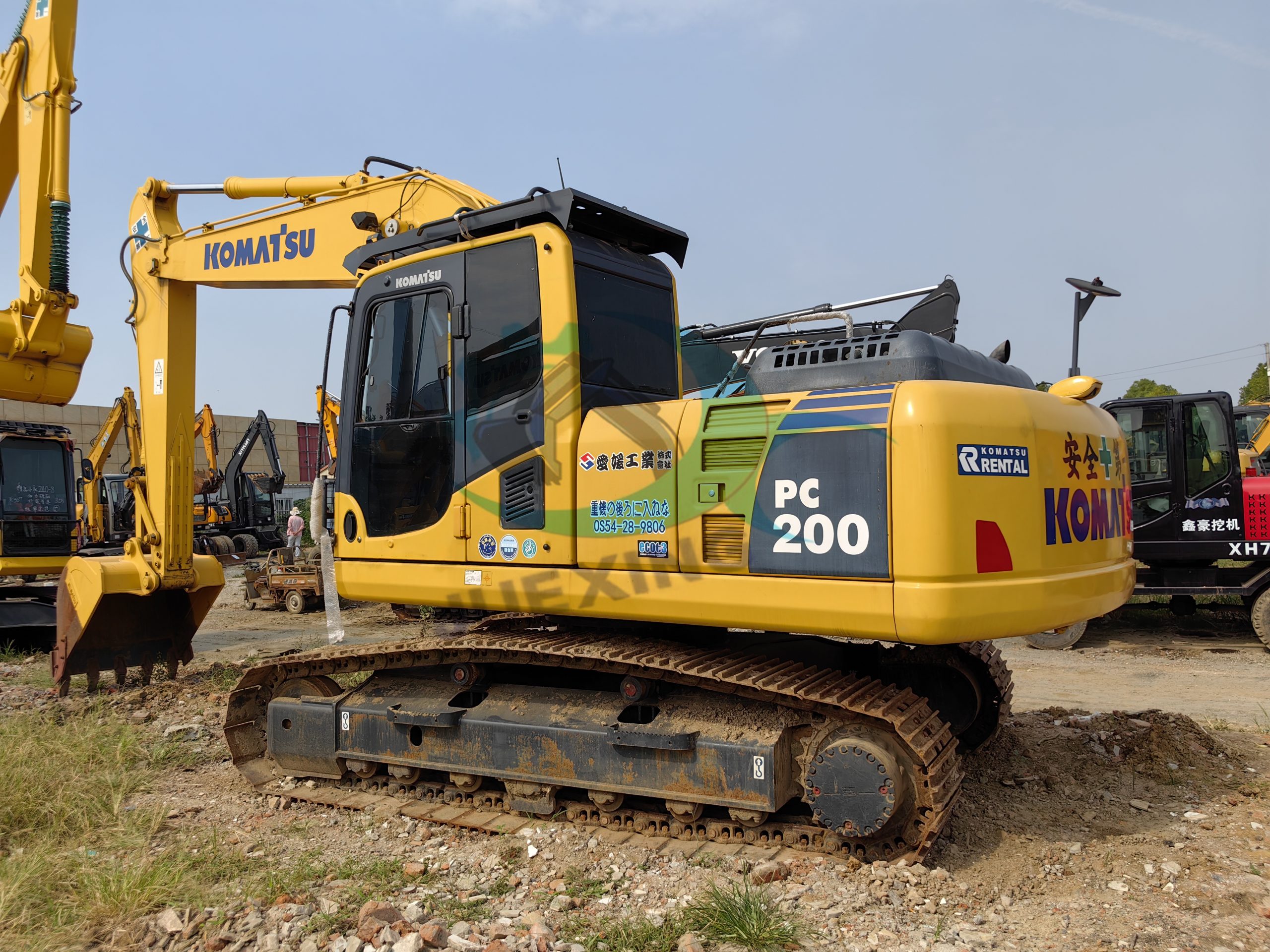 Used Komatsu PC200-8 Tracked Excavator Full Functional Tested