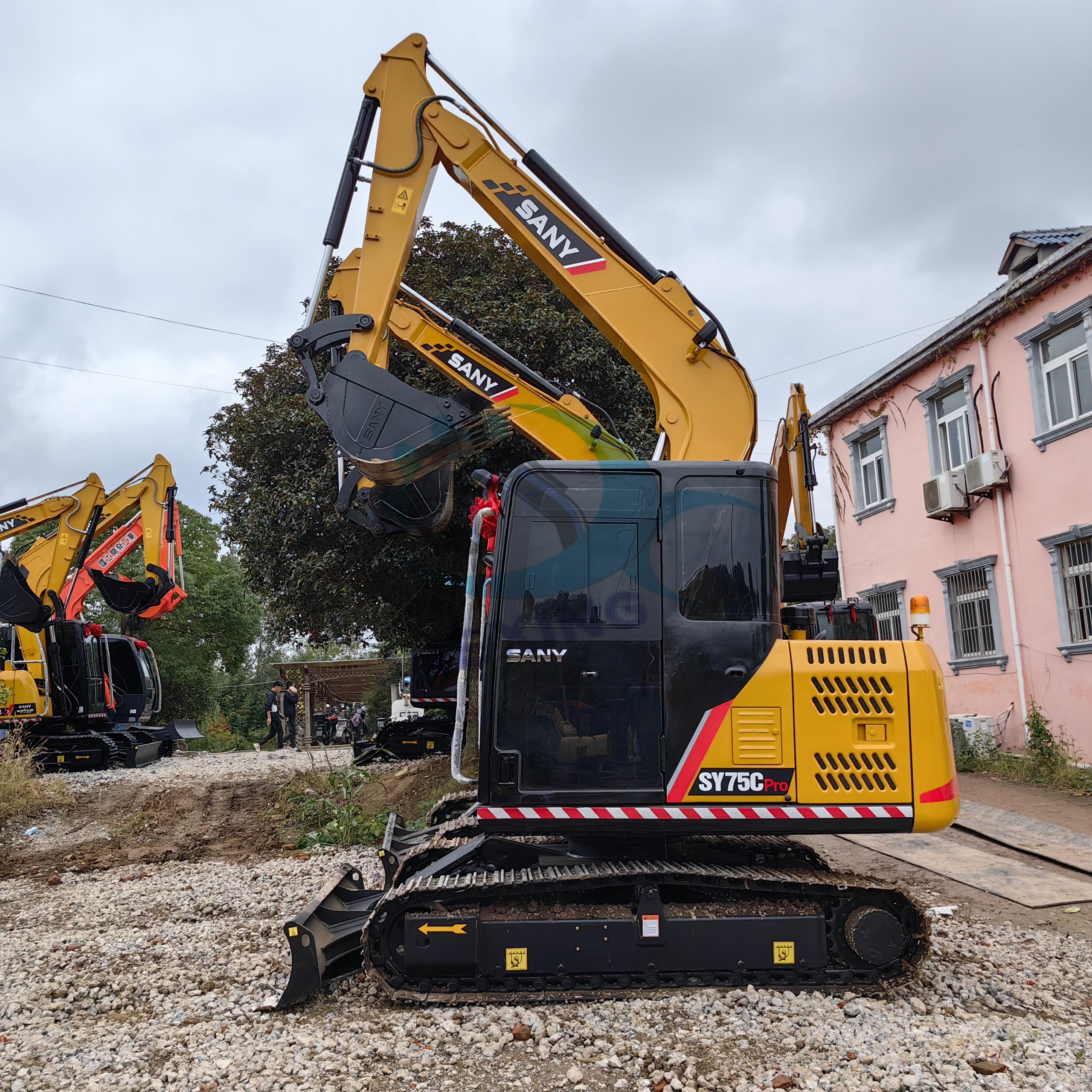 Fully Functional tested Used SANY SY75C Excavator