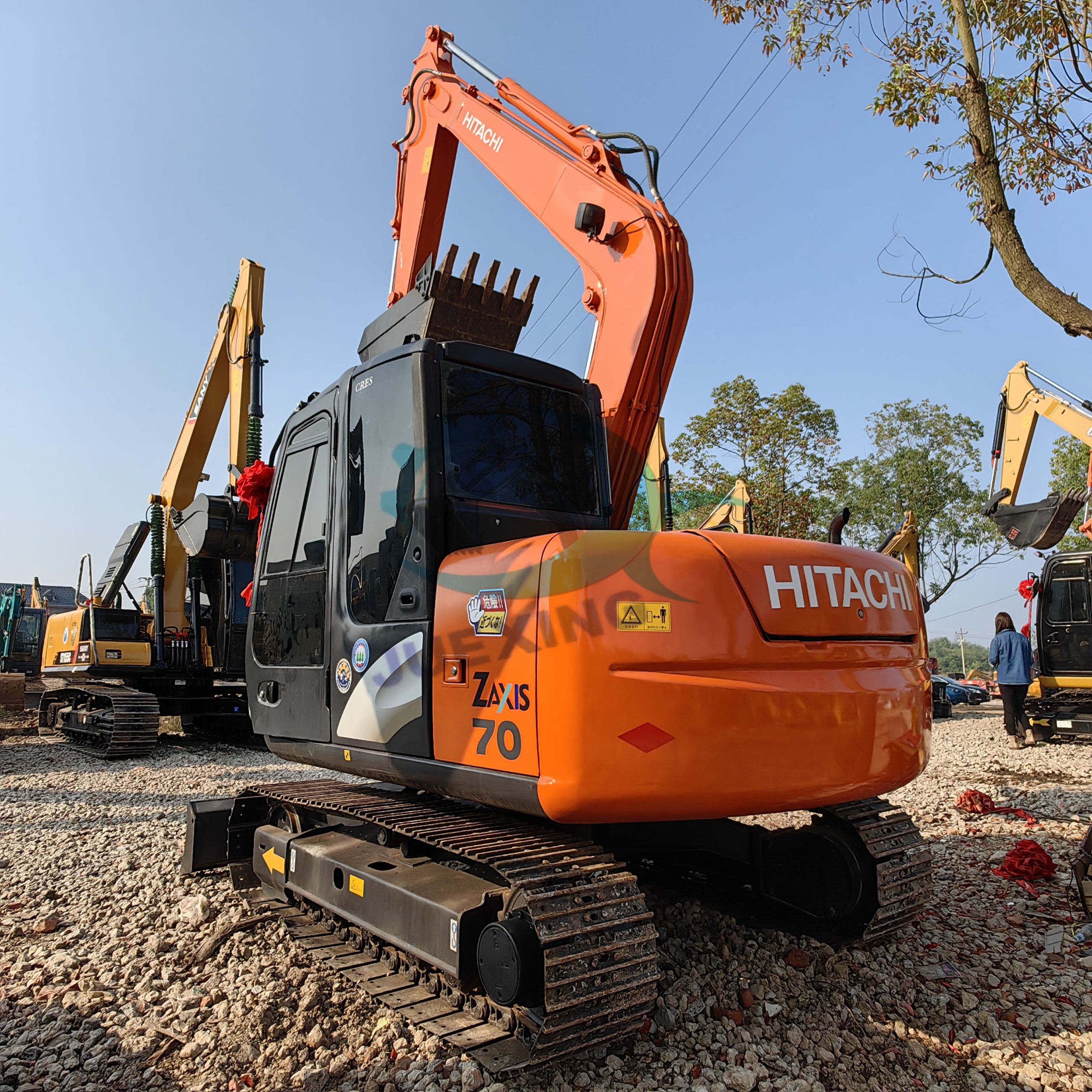 Used Crawler Excavator Hitachi ZX70 7ton