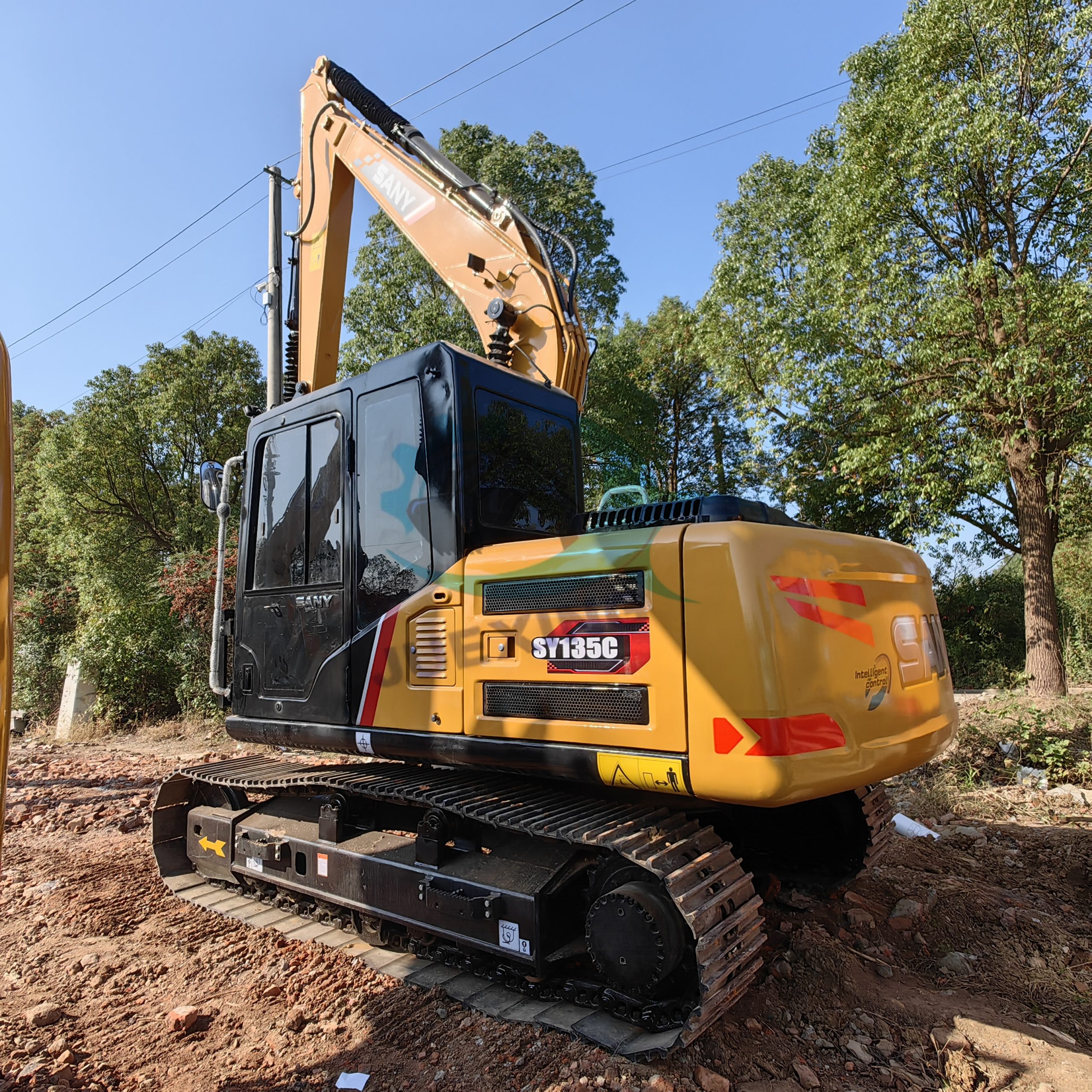 90% New SANY SY135C Second Hand Excavator