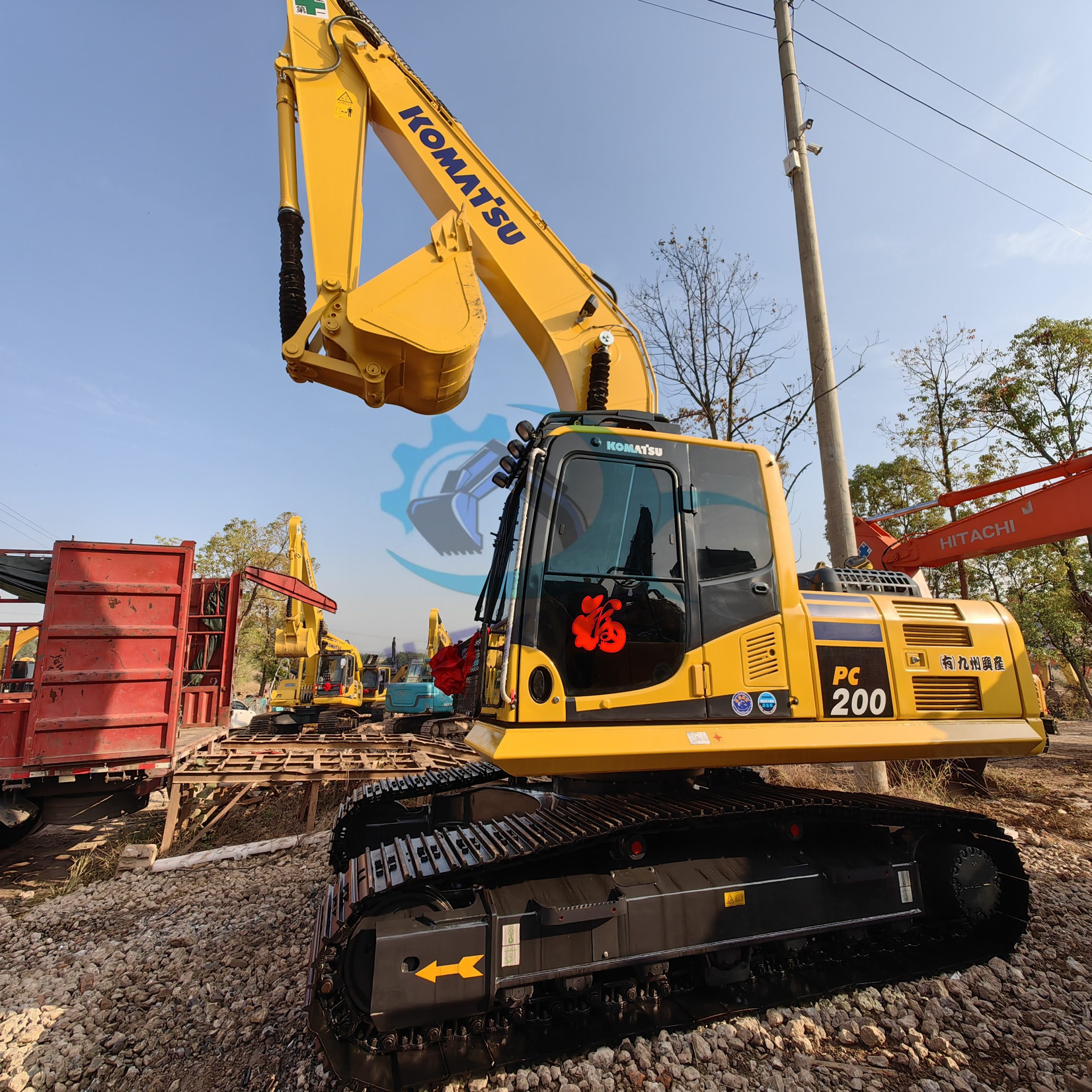 Japanese Original Used Komatsu PC200-8 Tracked Excavator