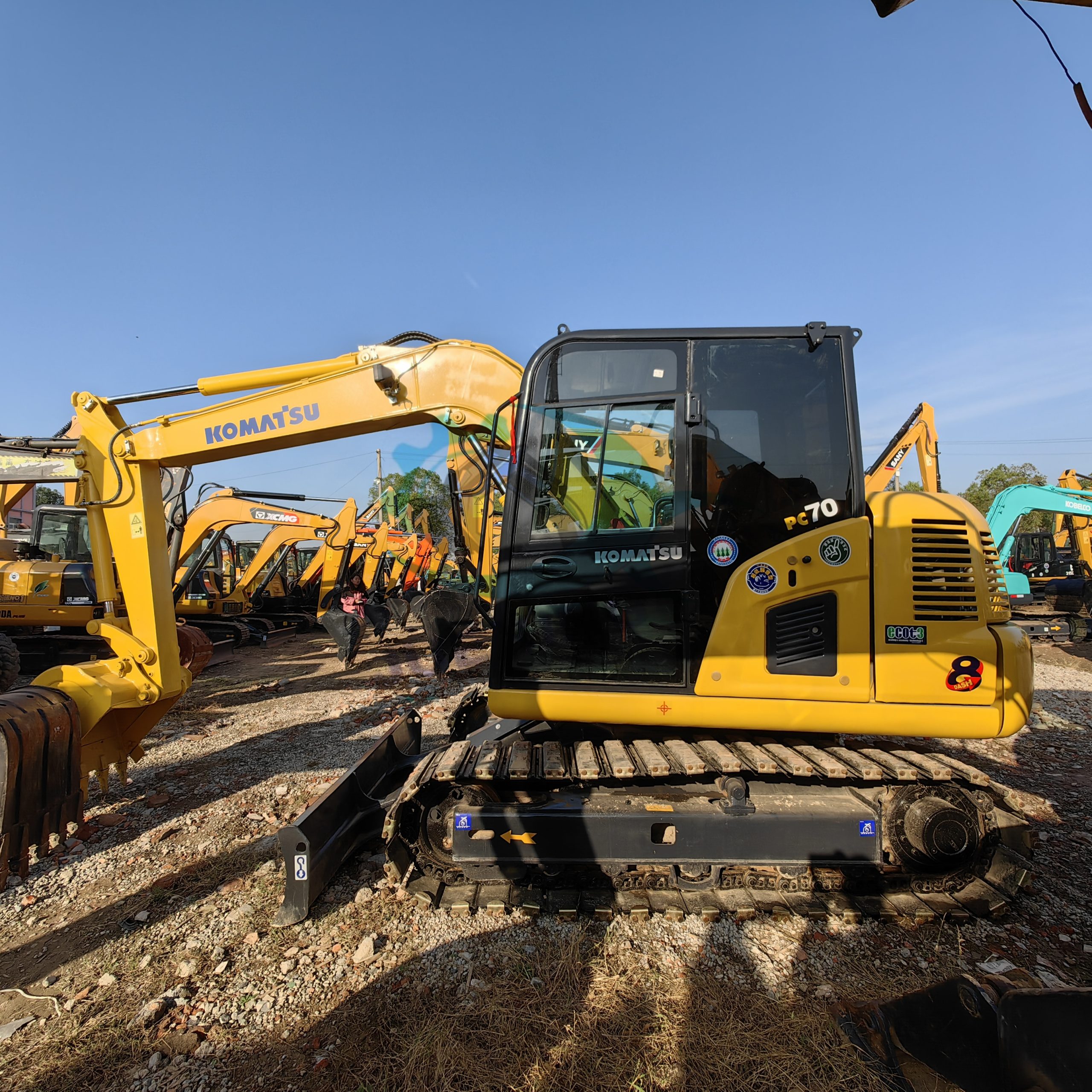 90% New Used Komatsu PC70-8 Excavator for Sale