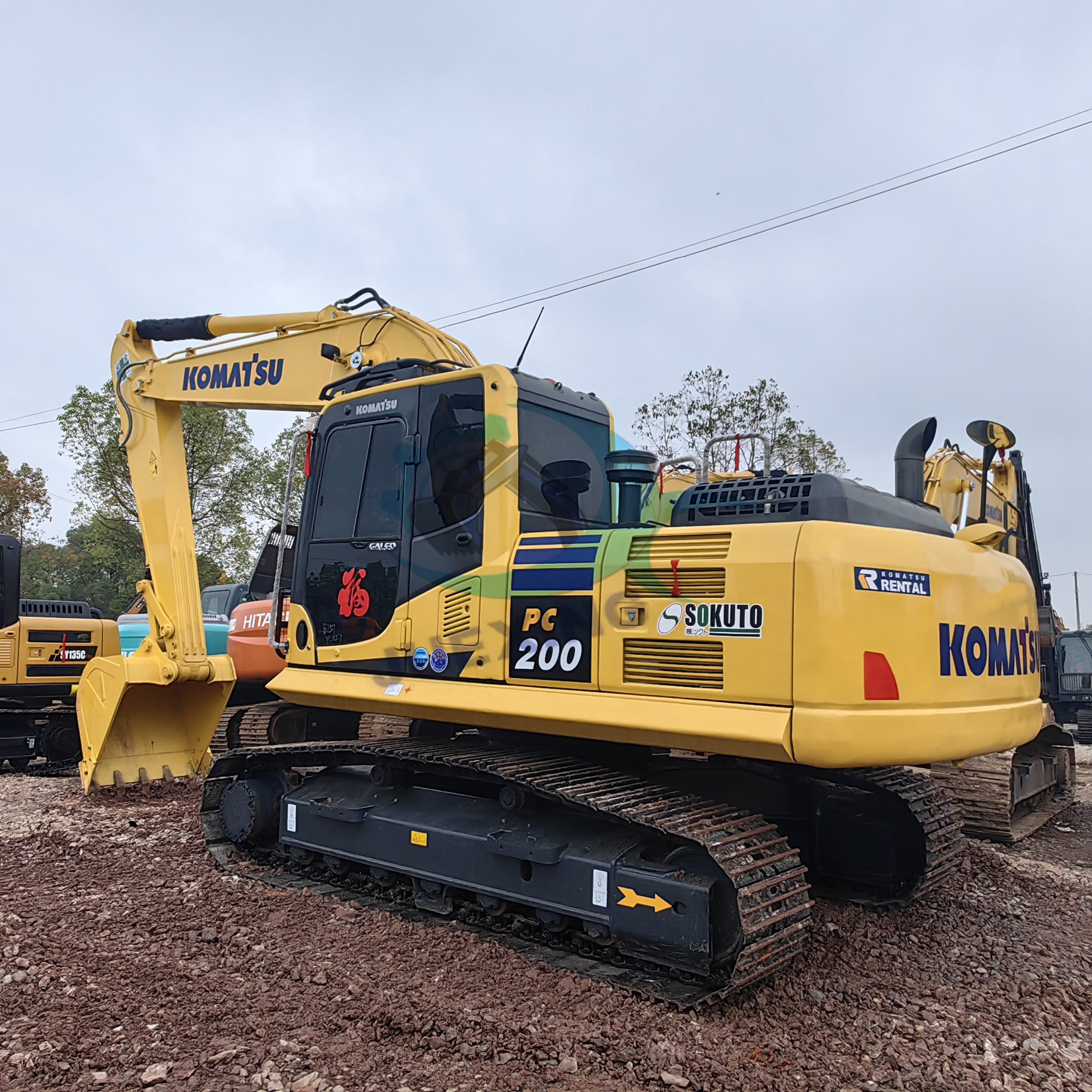 Well Maintained Used Komatsu PC200-8 Tracked Excavator