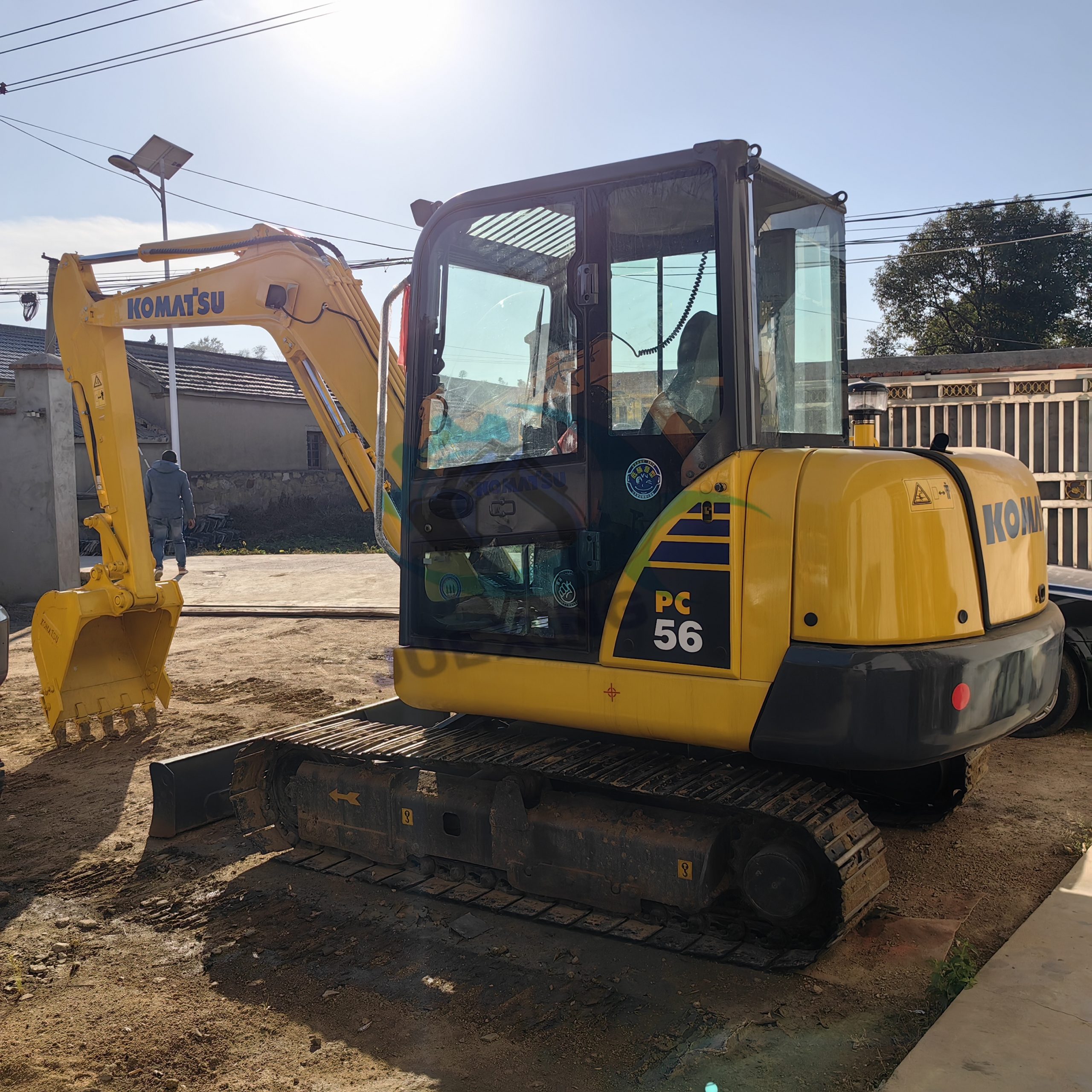 Original Paint Used Komatsu PC56-7 Excavator for Sale