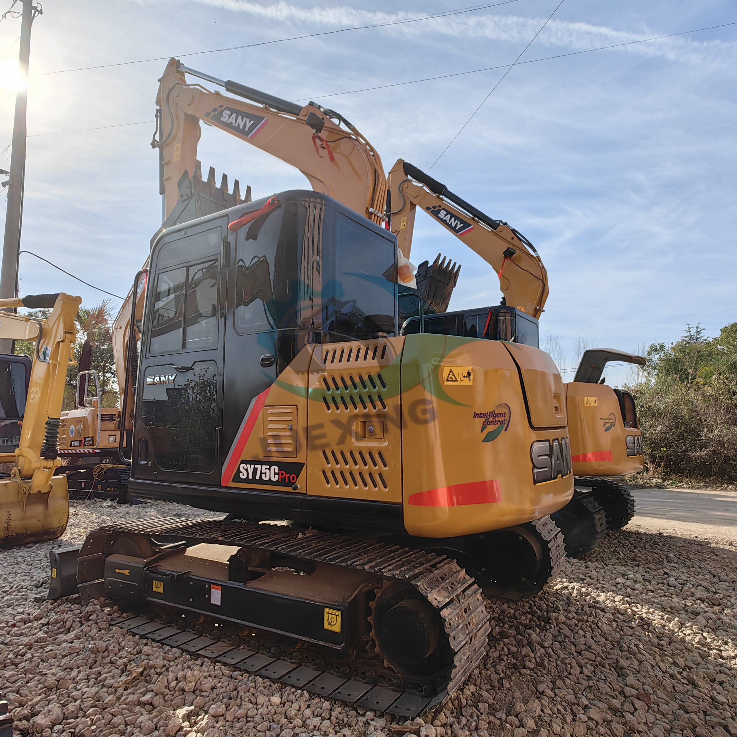 Used SANY SY75C Crawler Excavator Original Parts
