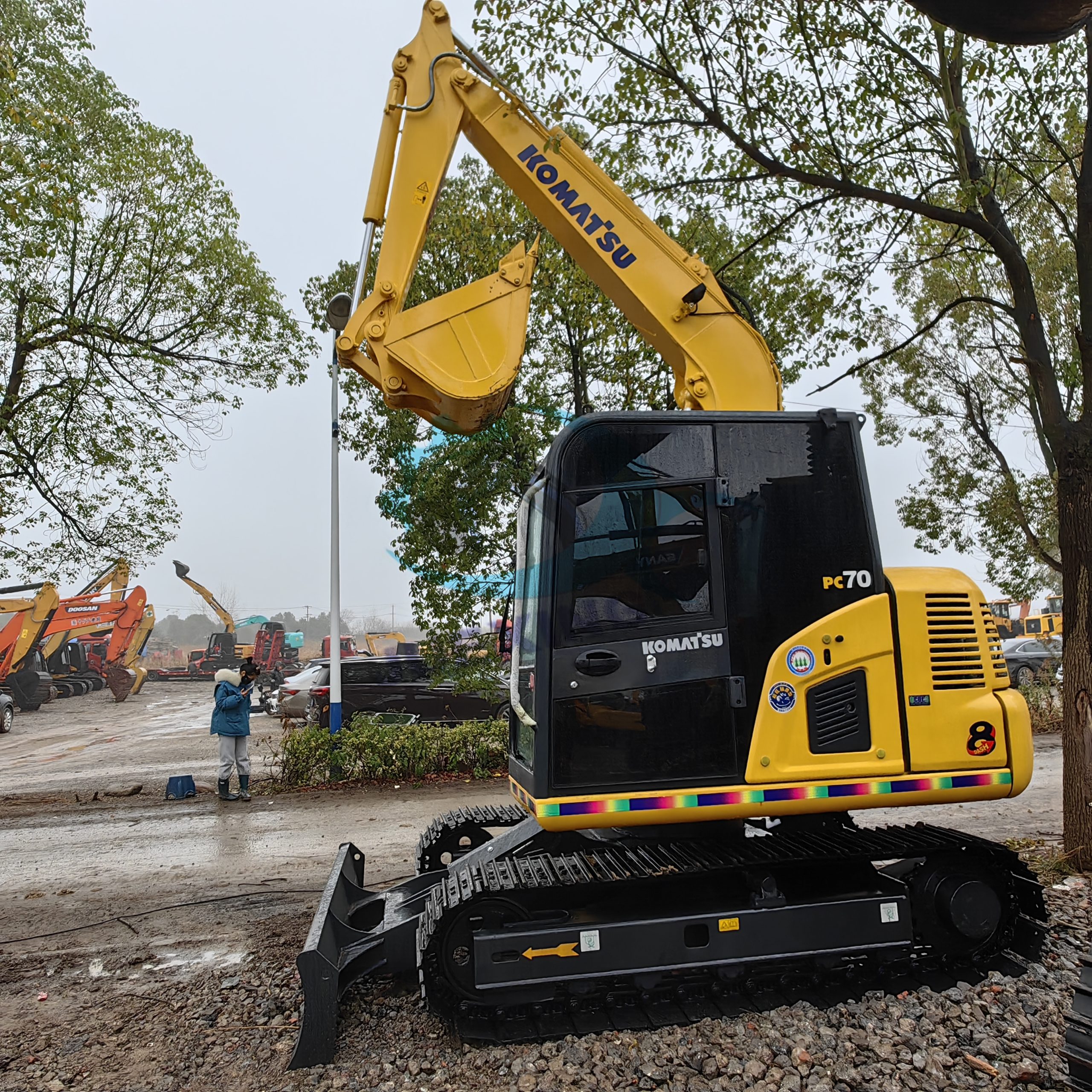 Good Condition Used Komatsu PC70-8 Excavator