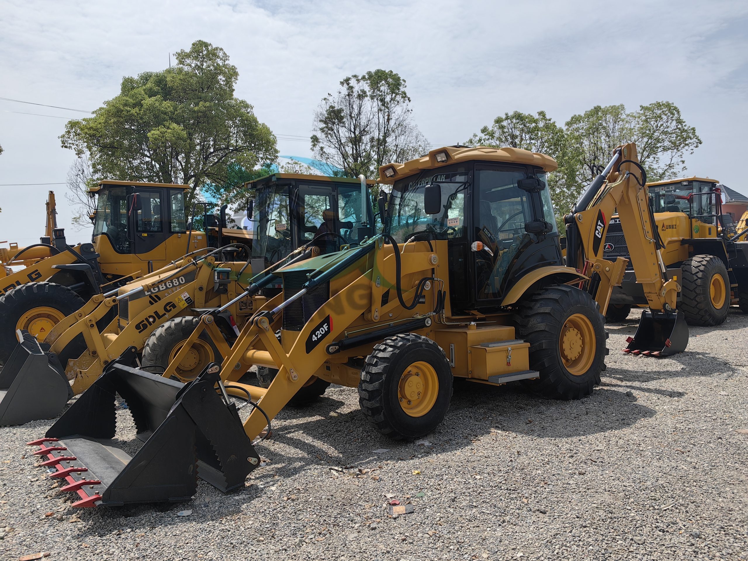 Used CAT 420F Backhoe Wheeled Loader