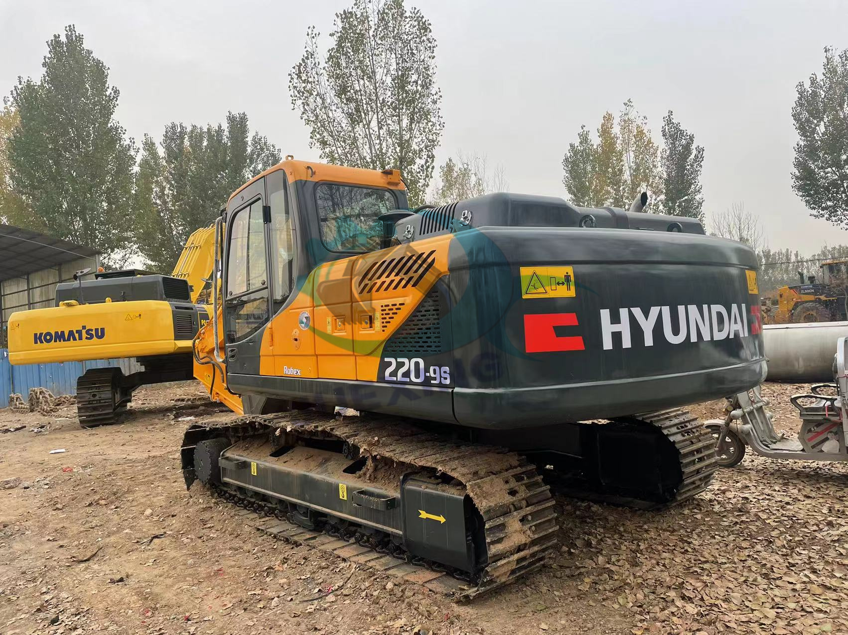 22 Ton Used Hyundai 220-9S Excavator Original